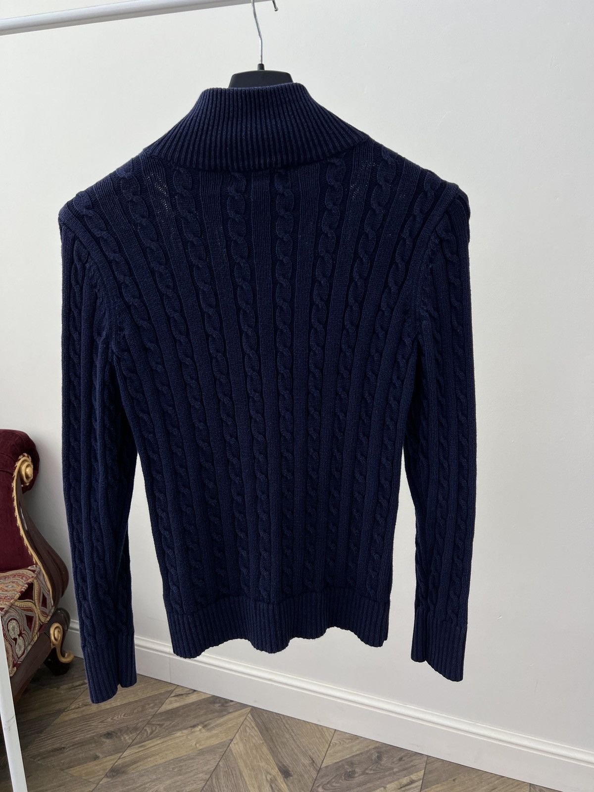 Ralph Lauren Vintage Ralph Lauren Active Women's Zip Sweater Cable Knit Size S / US 4 / IT 40 - 8 Thumbnail