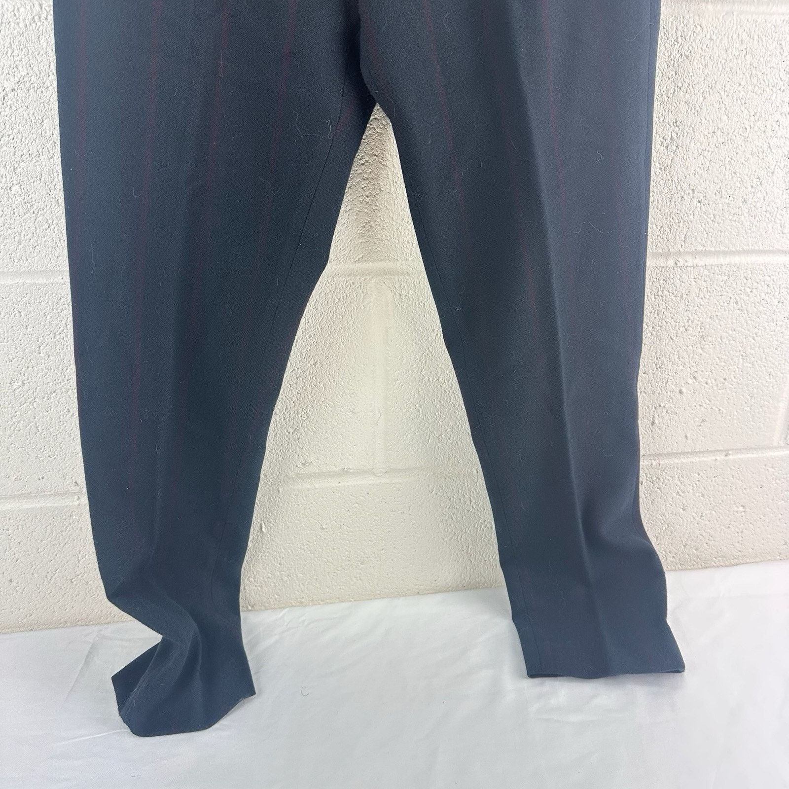 Scotch & Soda Maison Scotch & Soda Aspen Striped Navy Pants Petite 27x26 Size 27" / US 4 / IT 40 - 5 Thumbnail
