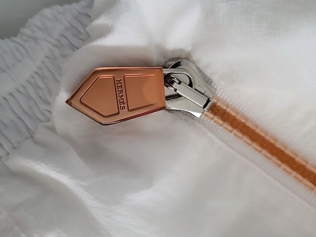 Hermes Authentic Hermes White Orange Swim Trunks Breifs Large L Size US 34 / EU 50 - 6 Thumbnail