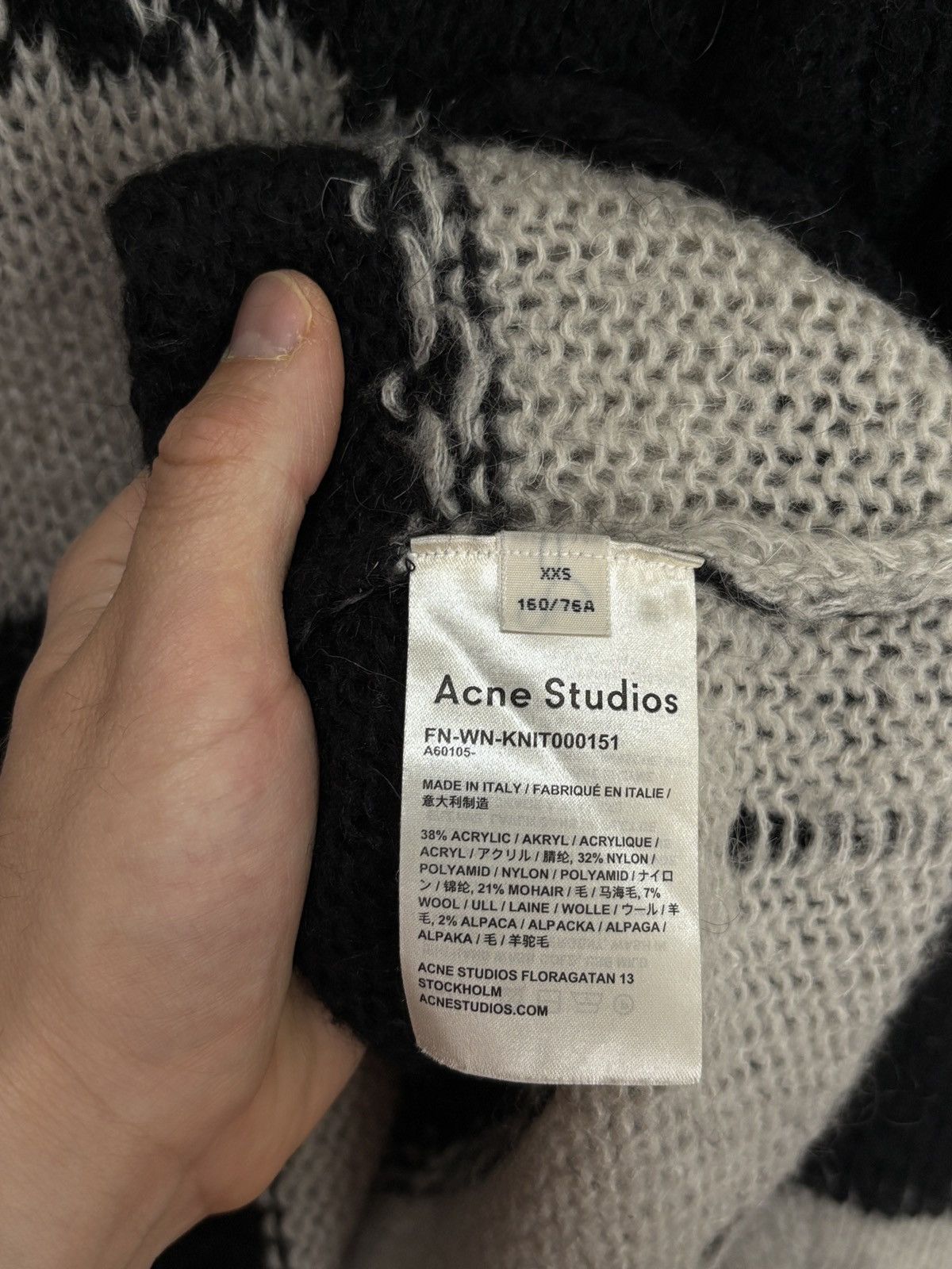 Acne Studios Acne Studios Knit Distressed Oversized Mohair Sweater Rare Size US M / EU 48-50 / 2 - 7 Thumbnail