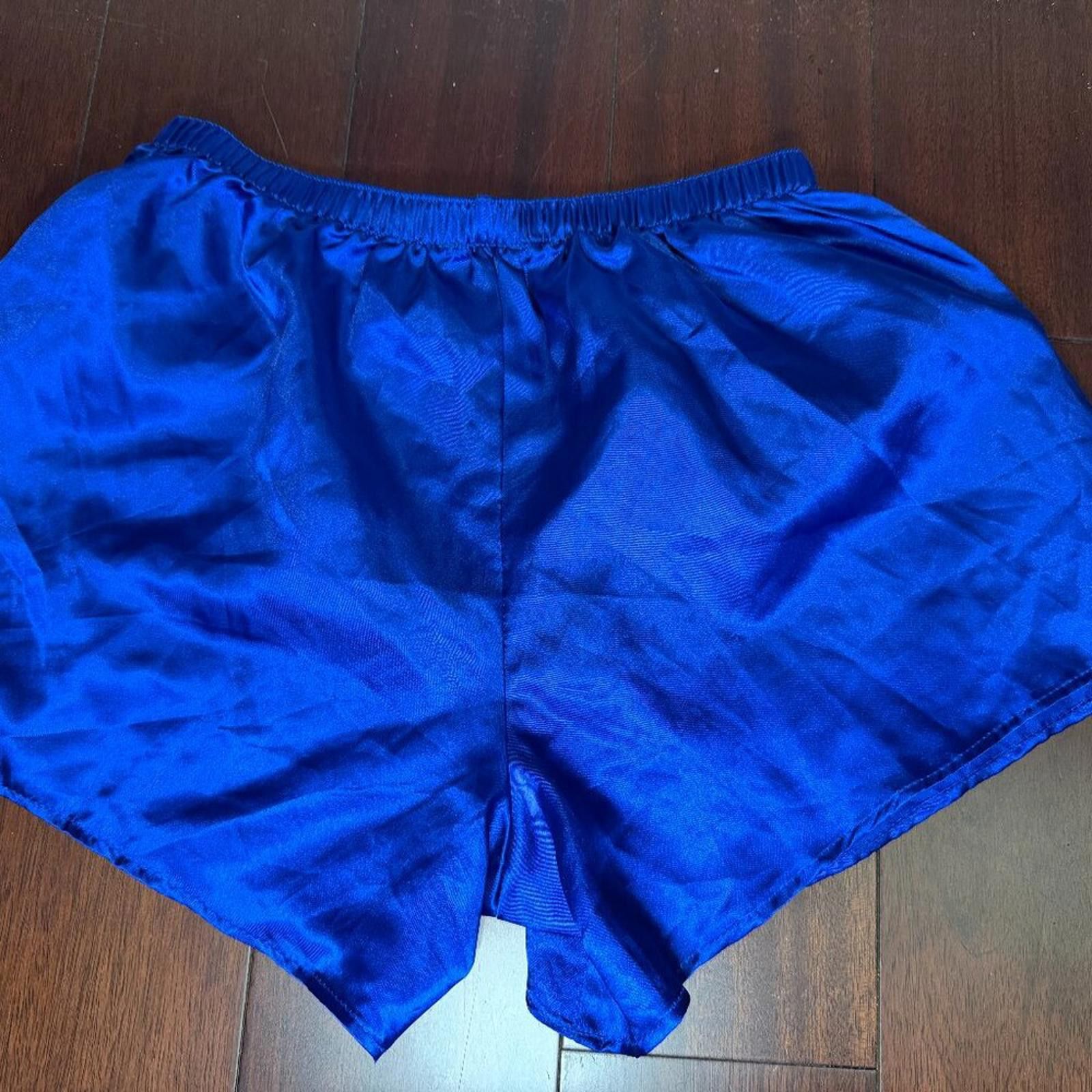 Other Fredericks of Hollywood Men Silky Boxer Shorts Blue Size Size ONE SIZE - 7 Thumbnail