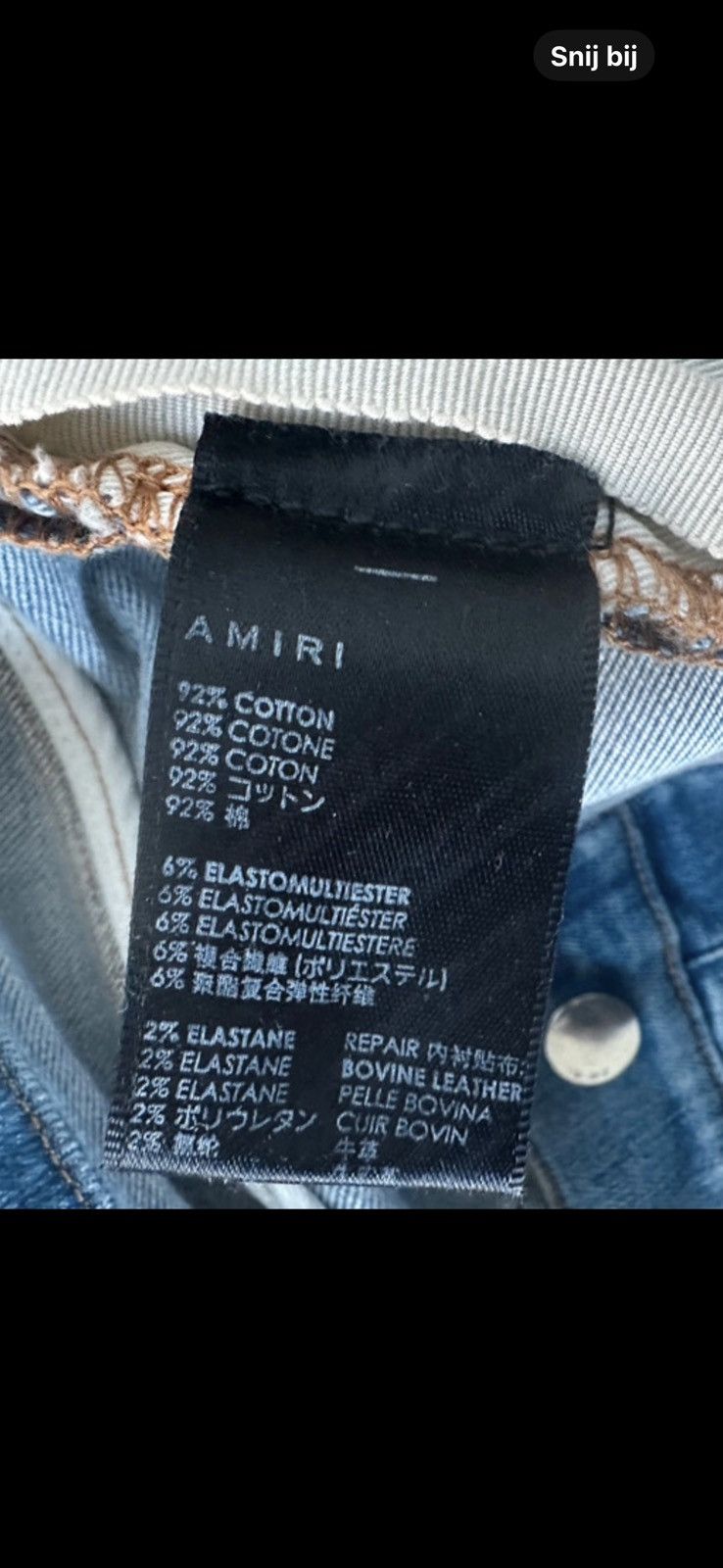 Amiri Amiri jeans Size US 31 - 7 Thumbnail