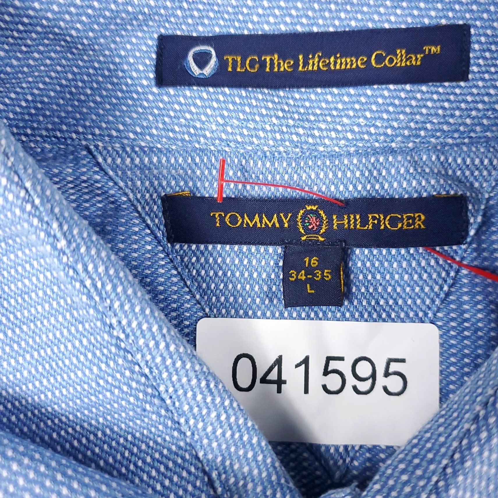 Tommy Hilfiger Tommy Hilfiger Shirt Mens Large Blue French Cuff Button Up Long Sleeve Size US L / EU 52-54 / 3 - 6 Thumbnail
