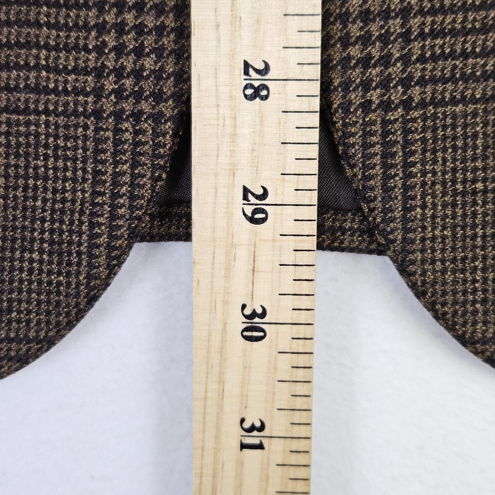 Jos. A. Bank Jos A Bank Blazer Men 40S Windowpane Plaid Jacket Size 40S - 15 Thumbnail