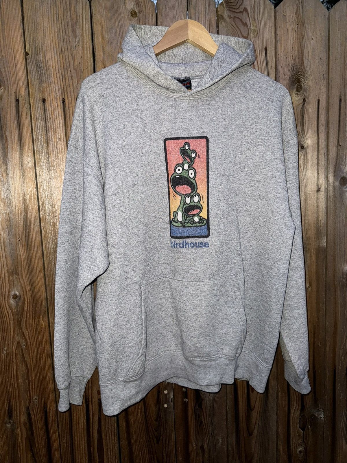 Tony Hawk Vintage 90s Birdhouse Willy Santos Frogs Hoodie Large Rare Size US L / EU 52-54 / 3 - 5 Thumbnail