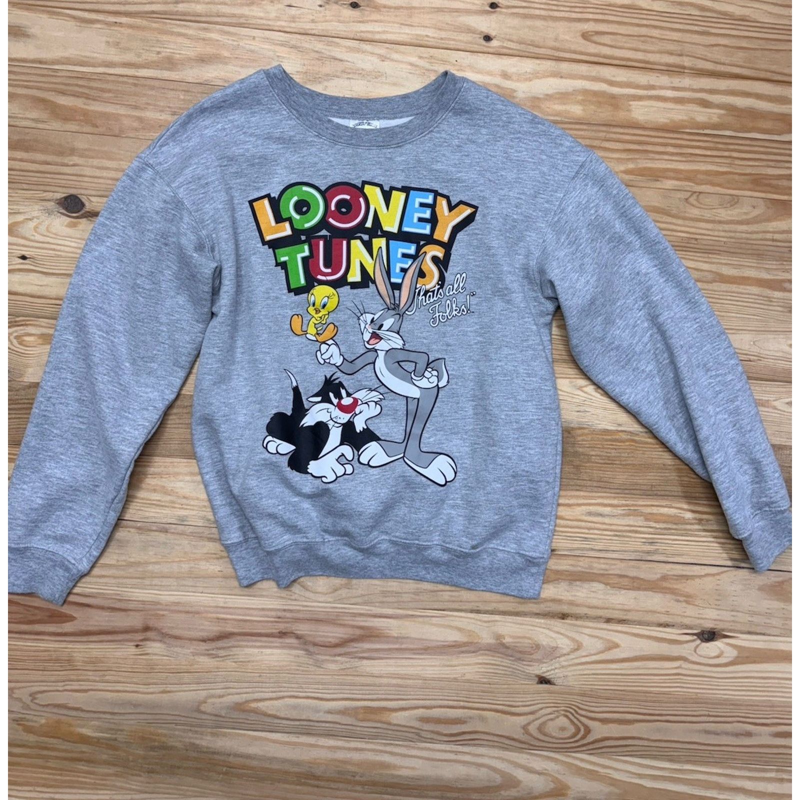 Other Looney Tunes Sweatshirt Bugs Tweety Sylvester Juniors Size L Size L / US 10 / IT 46 - 4 Thumbnail
