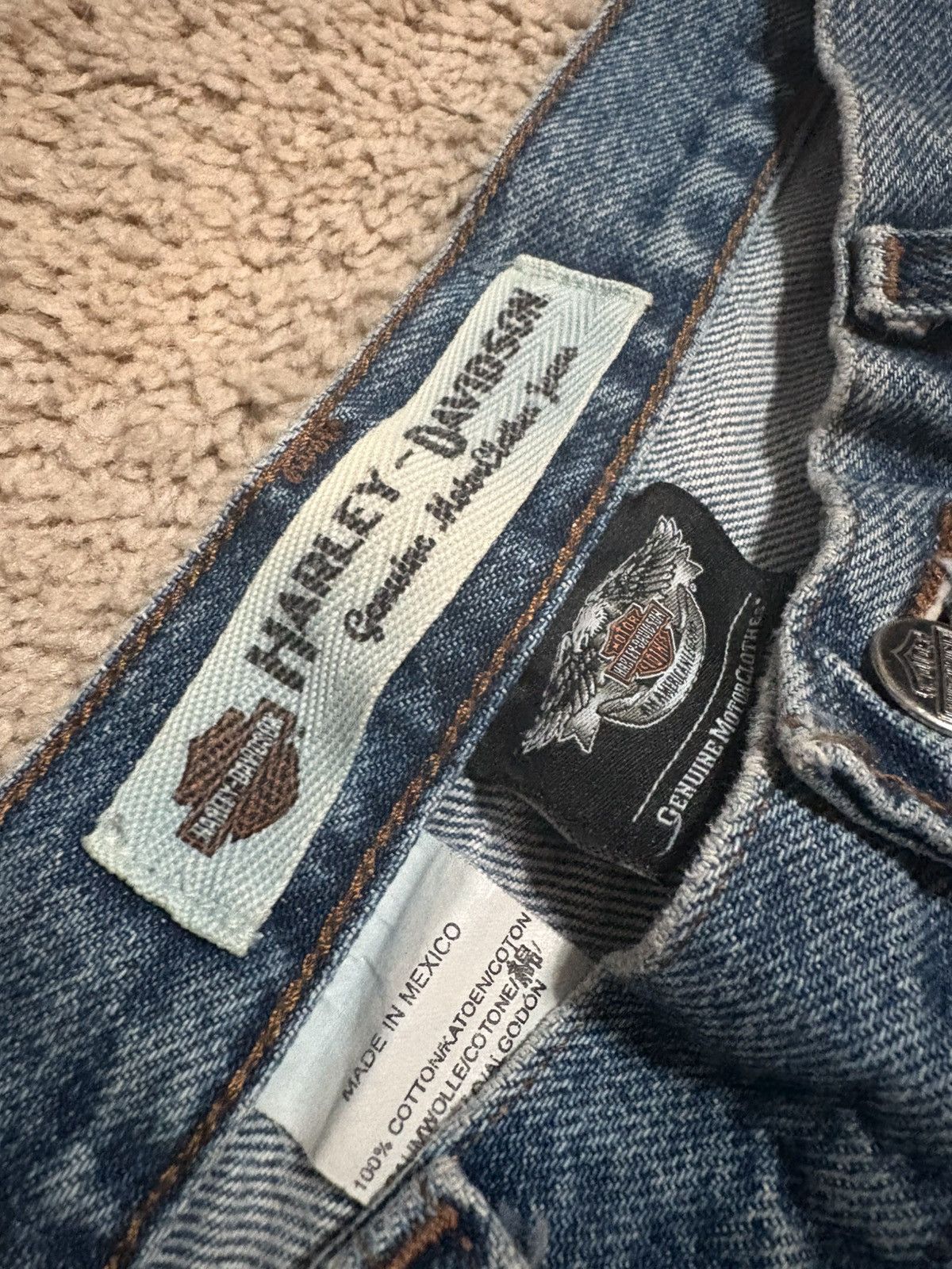 Harley Davidson Harley-Davidson Regular Straight Jeans – Men’s Size US 33 - 3 Thumbnail