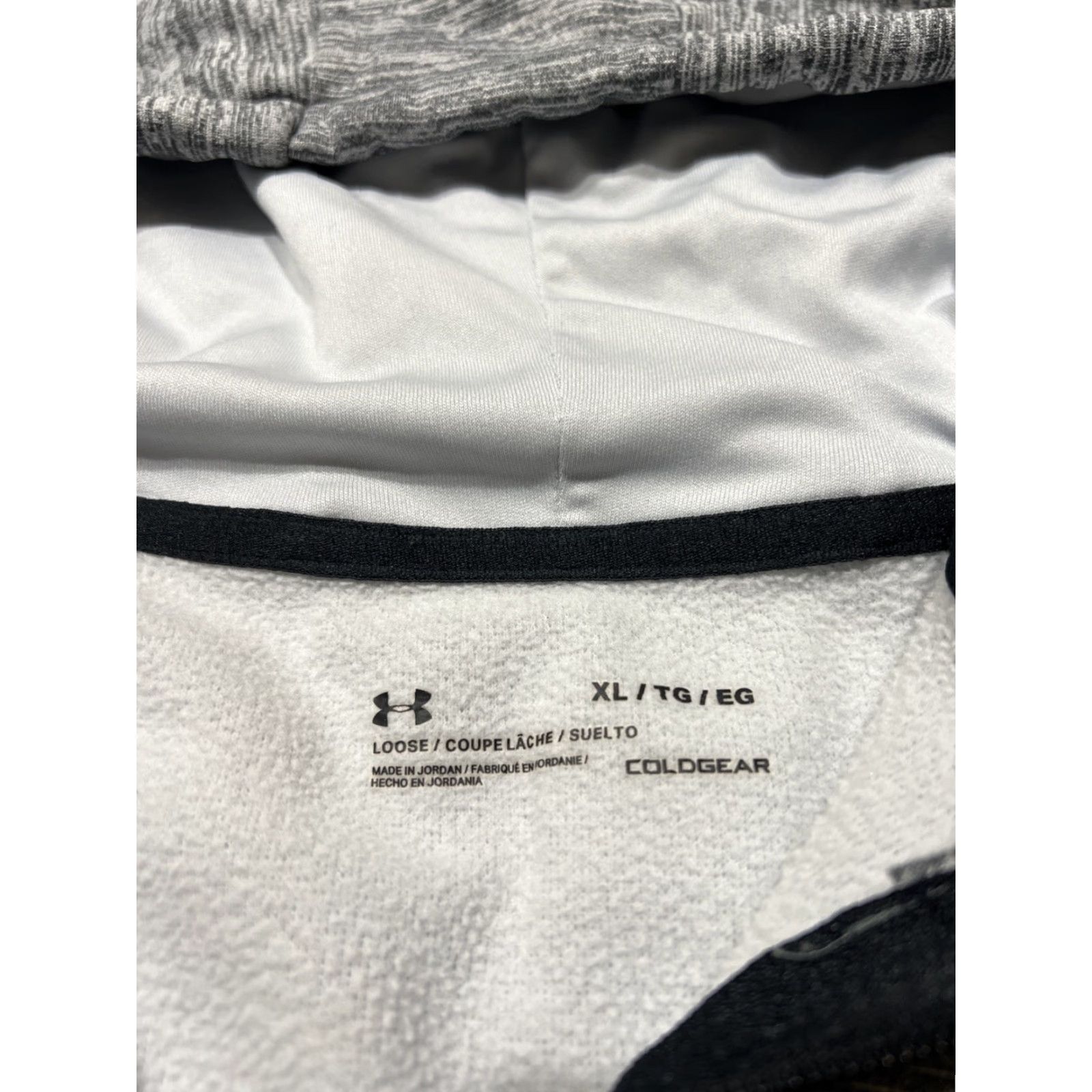 Under Armour Under Armour Hoodie XL Full Zip Heather Gray Sports Outdoor Mens Size US XL / EU 56 / 4 - 4 Thumbnail