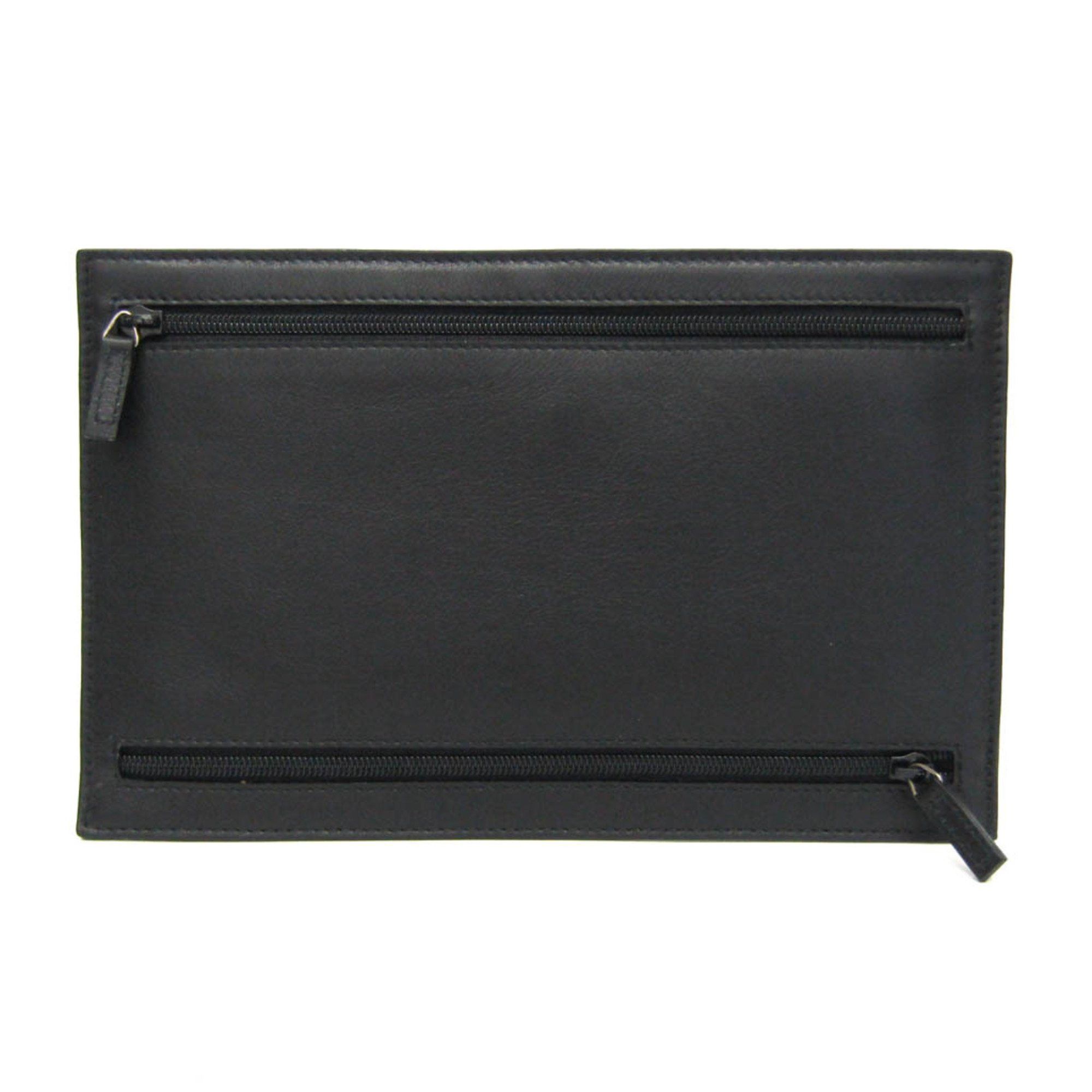 Gucci Gucci 030 2067 1604 Multi-purpose Pouch Men,Women Leather Pouch Black Size ONE SIZE - 1 Thumbnail