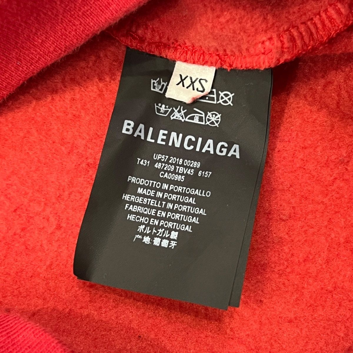 Balenciaga BALENCIAGA 2018 Demna "SINNERS" Oversized Pullover Hoodie Size US XXS / EU 40 - 5 Thumbnail