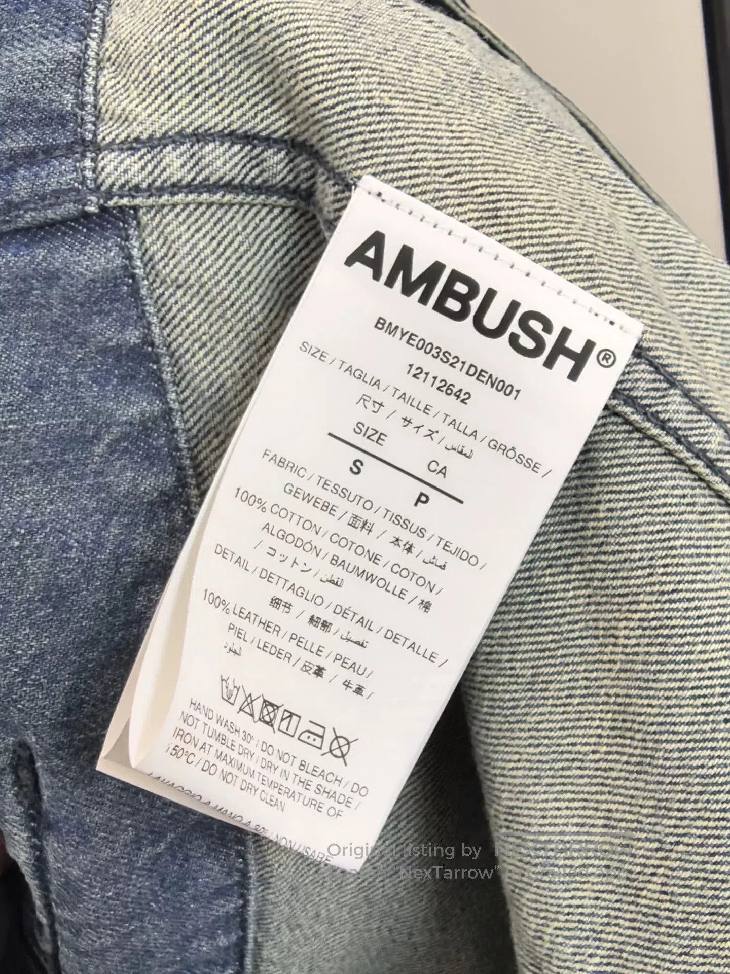 Ambush Design AMBUSH Gradient Cargo Denim Jacket. Size US S / EU 44-46 / 1 - 5 Thumbnail