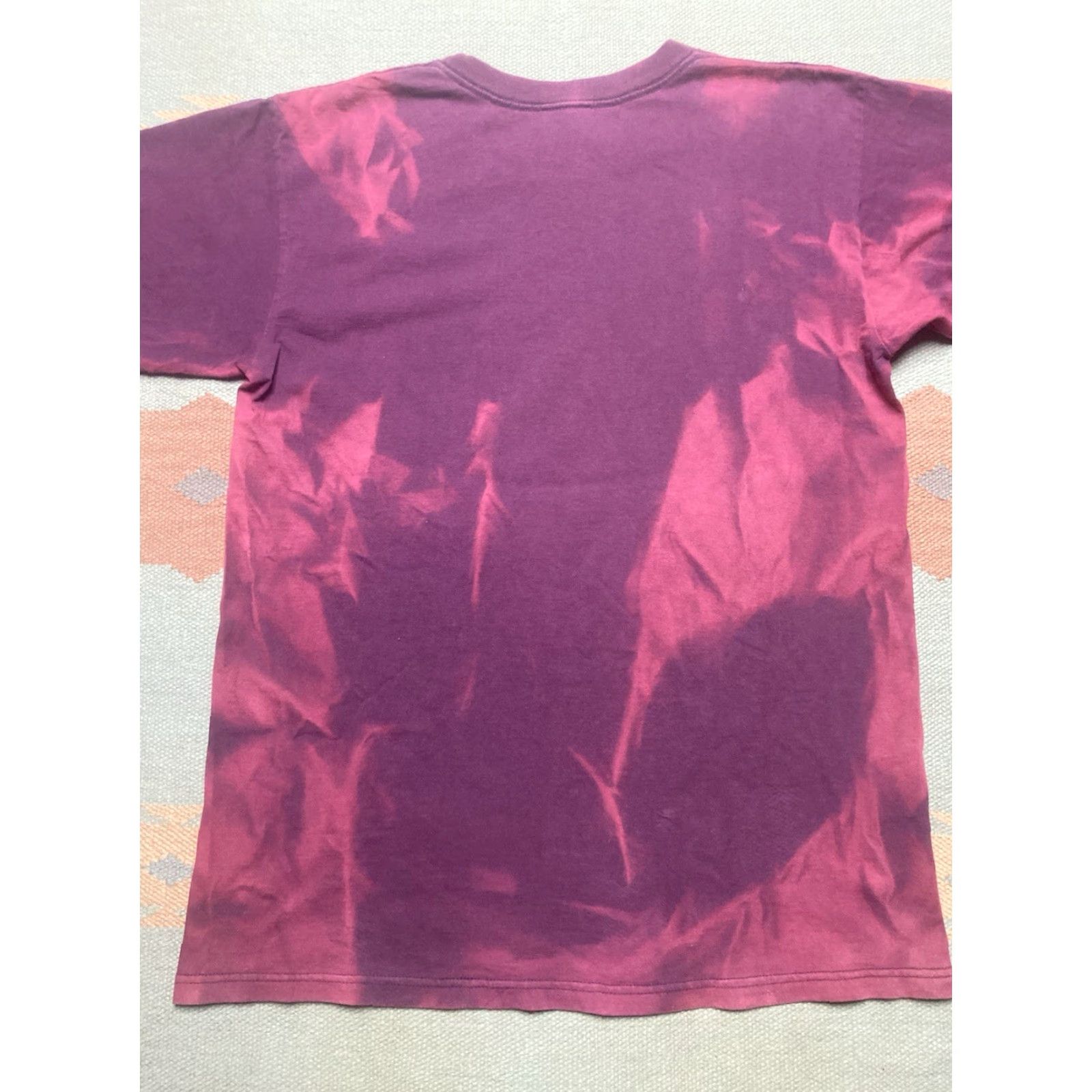 Wrangler VINTAGE Wrangler T-Shirt Mens 90s Purple Cotton Large Adult Sun Faded Size US L / EU 52-54 / 3 - 7 Thumbnail