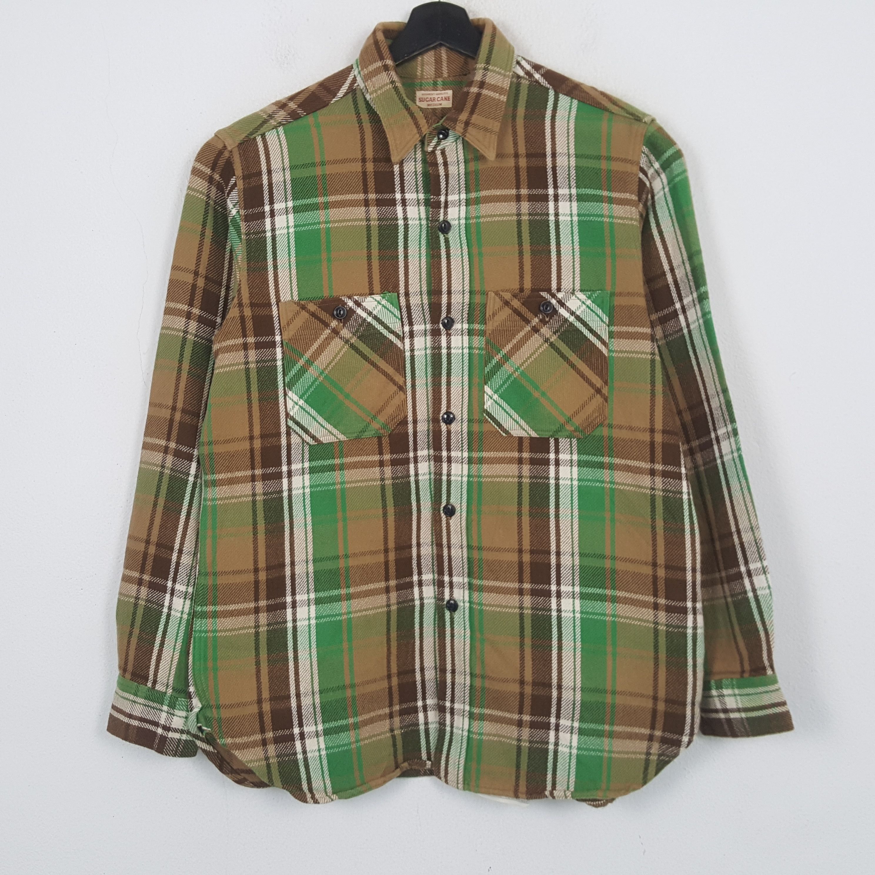 Sugar Cane Sugar Cane Japanese Brand Casual Shirt C299N15 Size US L / EU 52-54 / 3 - 1 Thumbnail