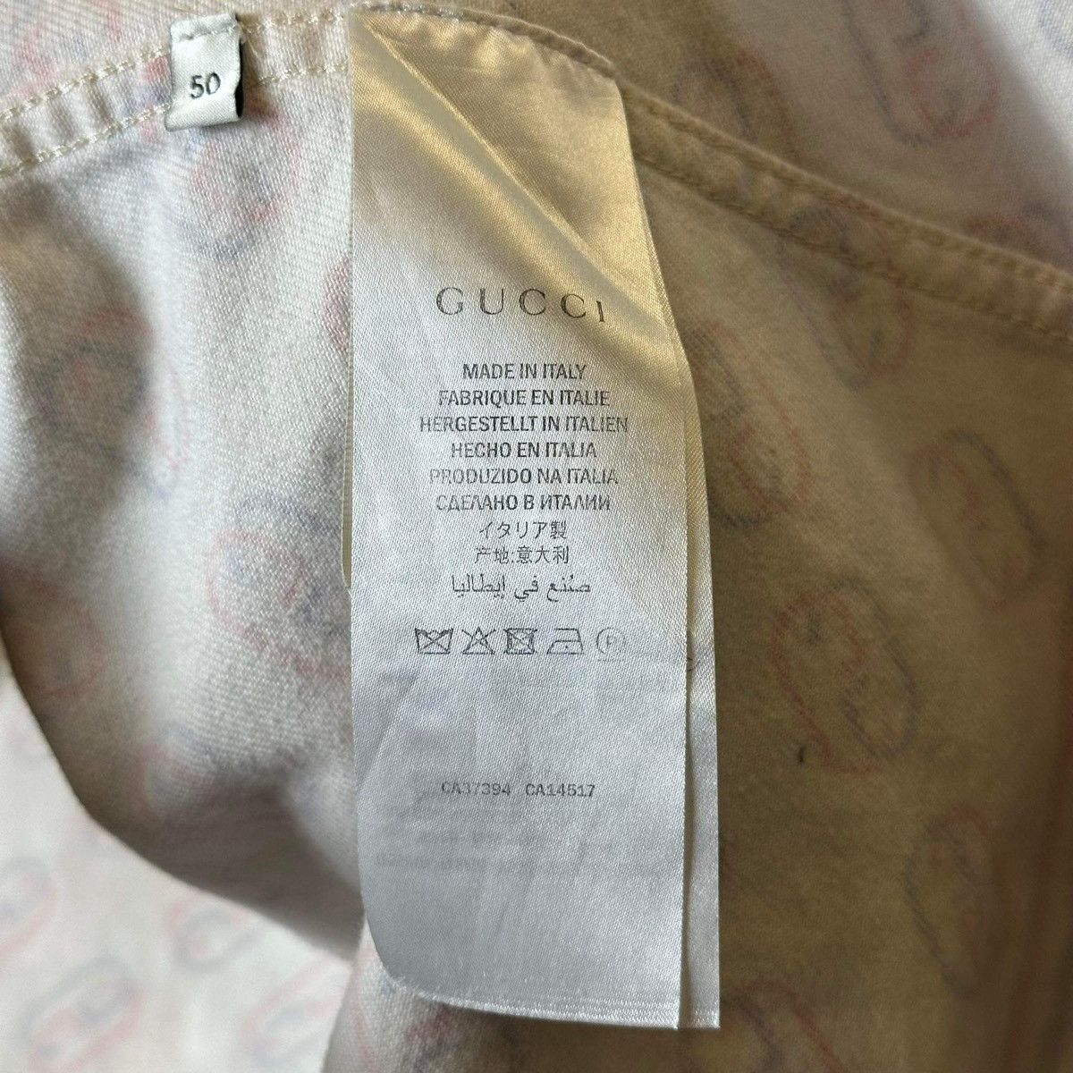 Gucci GUCCI MONOGRAM “GC” JEANS JACKET Size US M / EU 48-50 / 2 - 7 Thumbnail