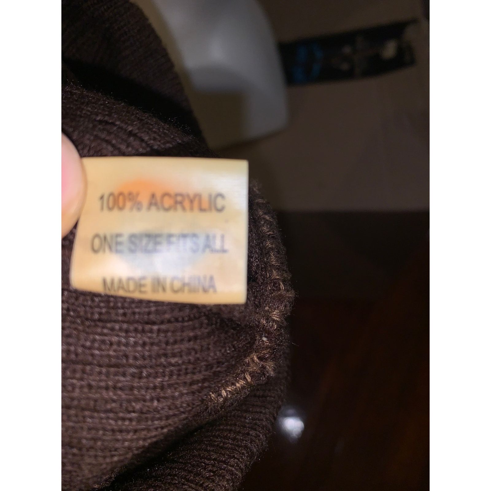 Other × Vintage Vintage Y2K Baby Phat Brown Beanie Hat Embroidered Cat Logo Size ONE SIZE - 7 Thumbnail