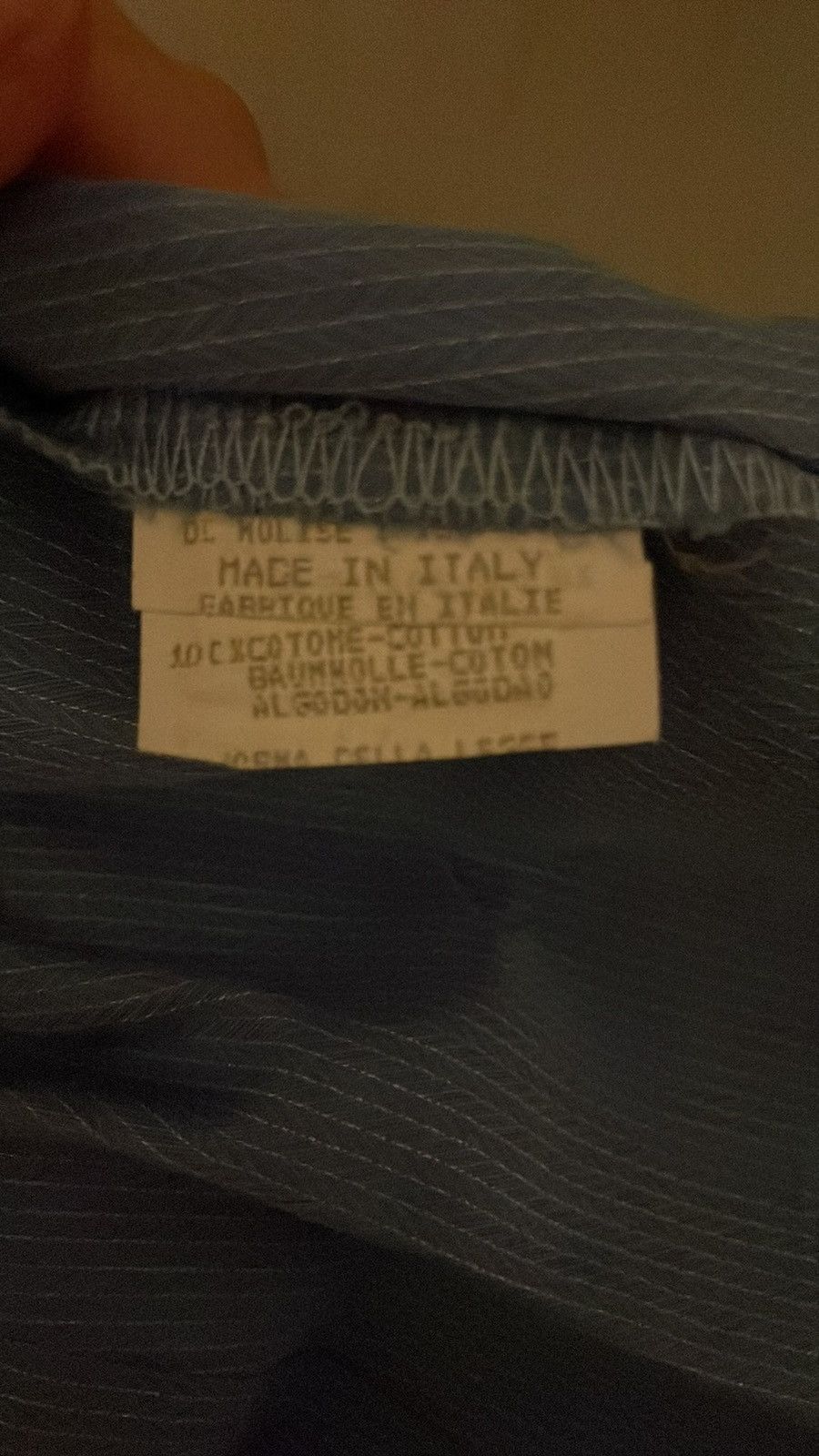 Dolce & Gabbana Vintage Dolce & Gabbana Blue Button Down Size M 34 | 38 Size US M / EU 48-50 / 2 - 6 Thumbnail