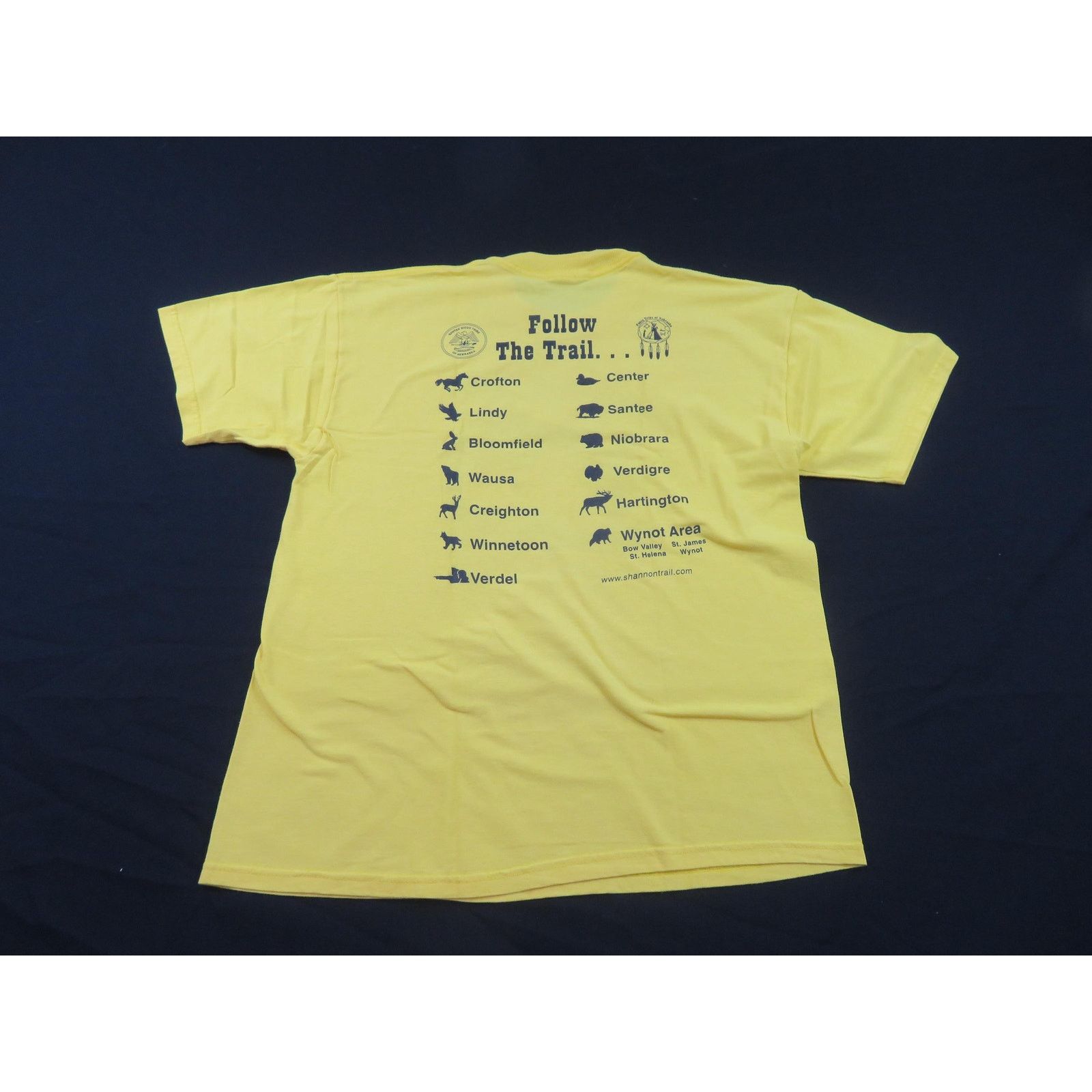 Jerzees Lewis & Clark Where is Pvt. G. Shannon? T-Shirt Yellow L Y2K Size US L / EU 52-54 / 3 - 3 Thumbnail