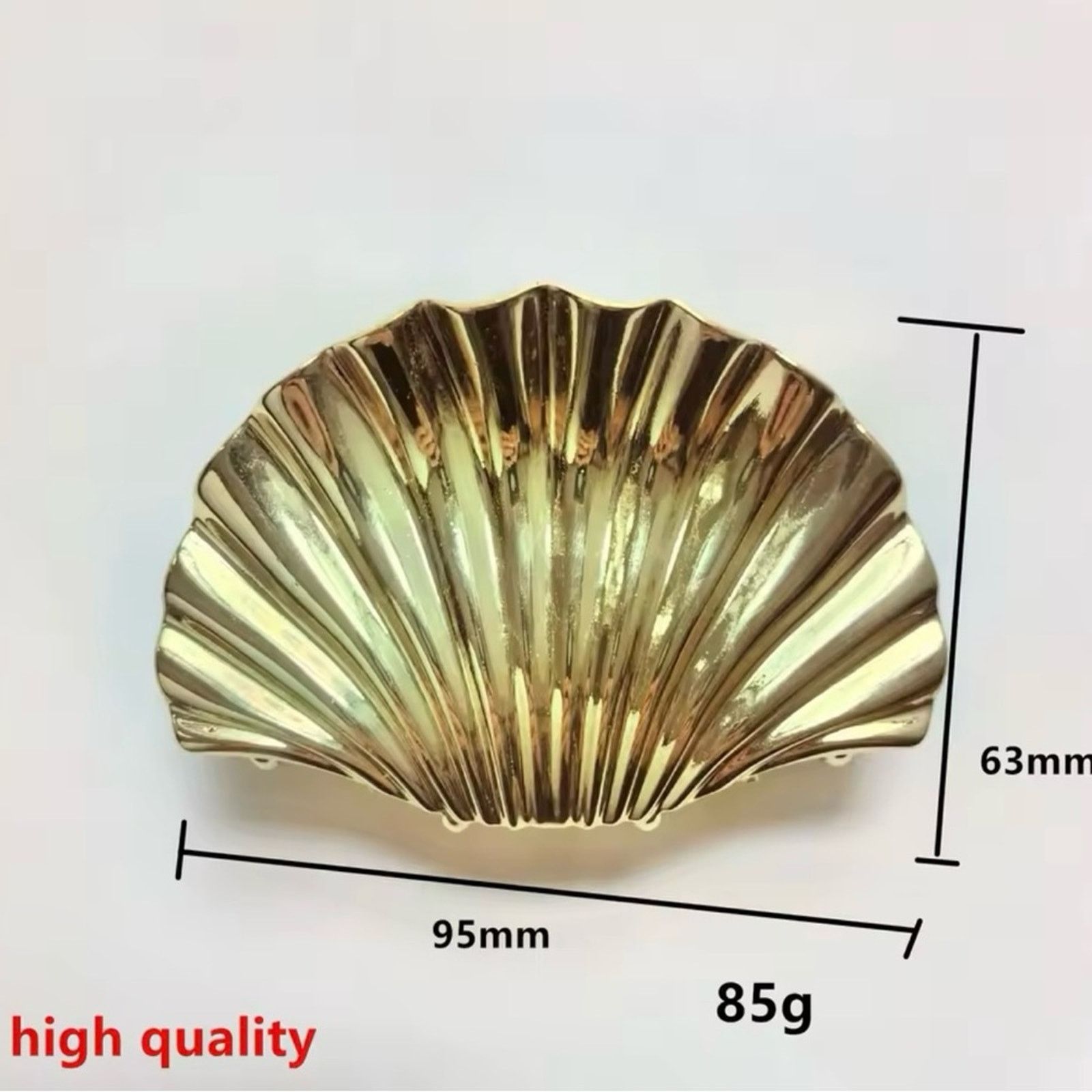 Other Gold Shell Hair Claws Hairwear for Women Size ONE SIZE - 2 Thumbnail