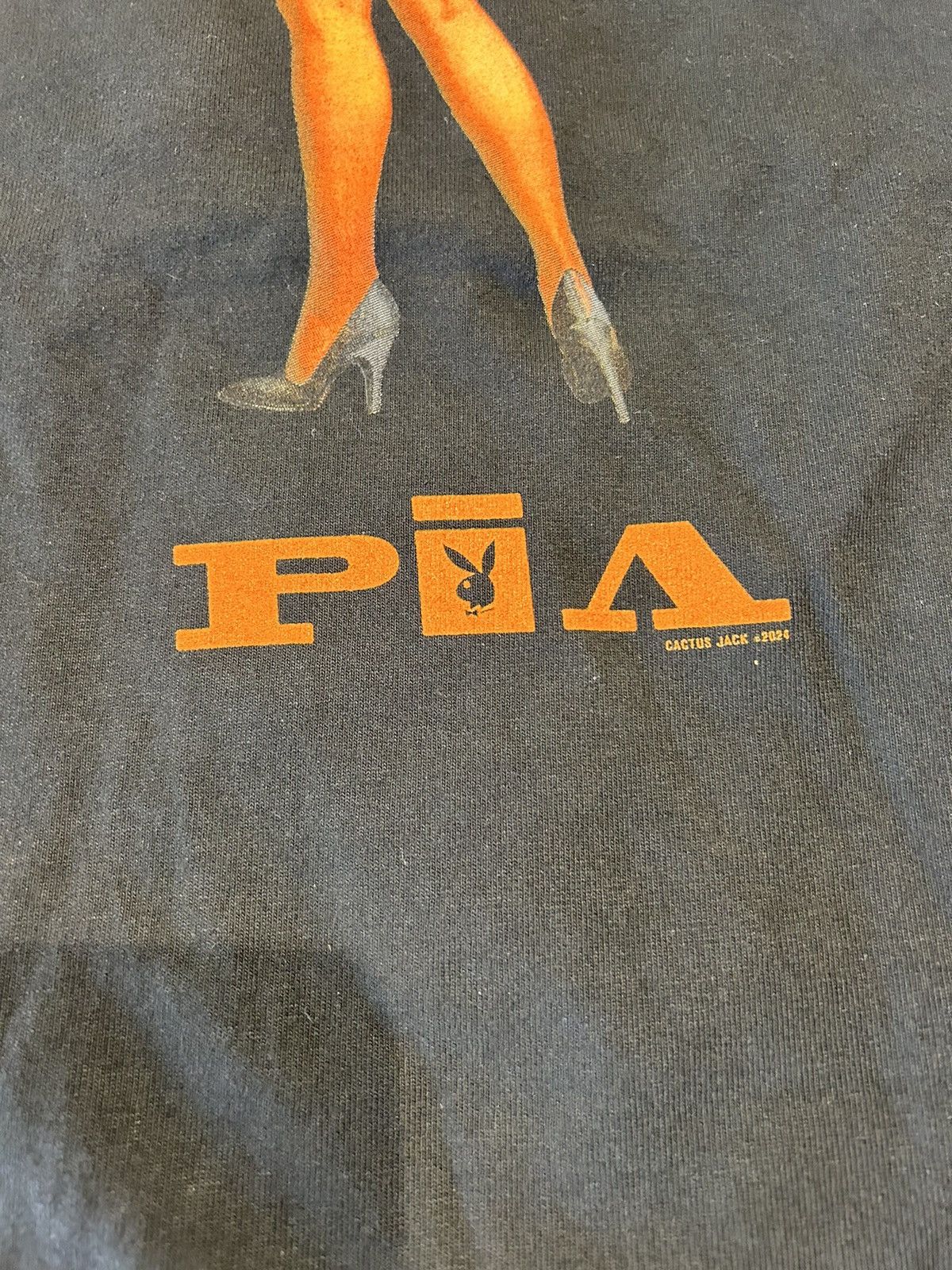 Playboy × Travis Scott Travis Scott Playboy Tee Black Size US XL / EU 56 / 4 - 3 Thumbnail