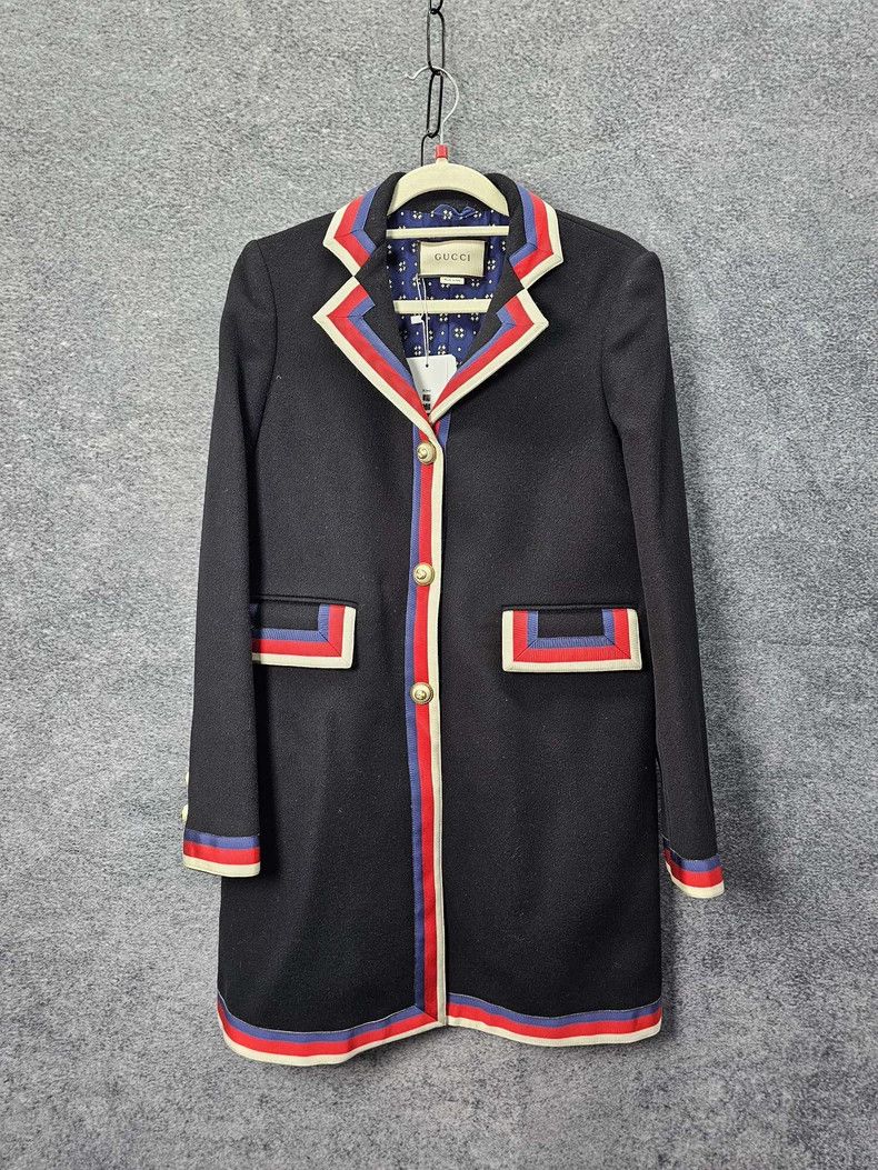 Gucci GucciLapel long-sleeved coat 2503-Nextarrow Size XXS / US 00 / IT 34 - 1 Thumbnail