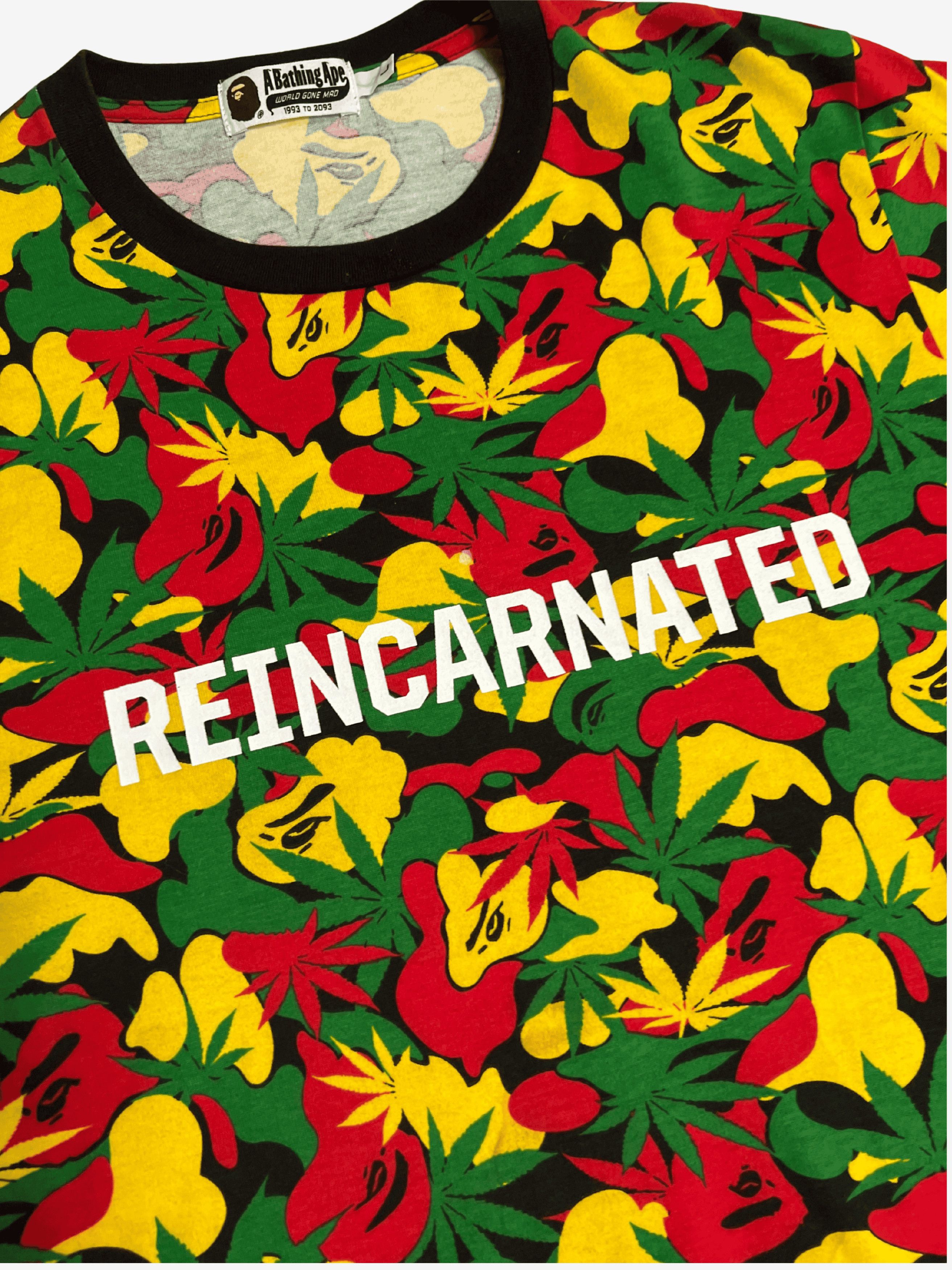 Bape A Bathing Ape x Snoop Lion Camo Reincarnated T-Shirt Size US XL / EU 56 / 4 - 3 Thumbnail