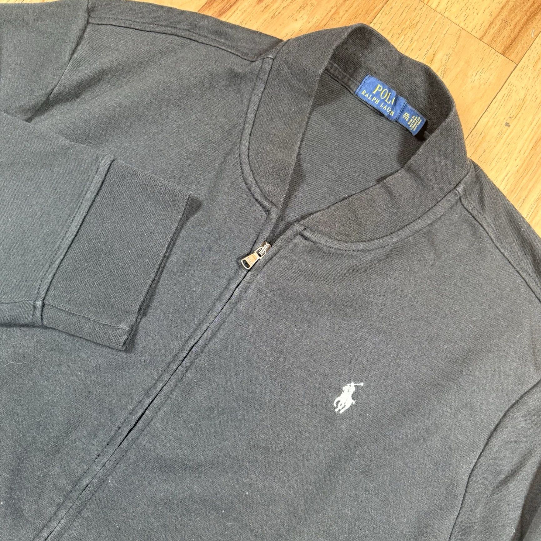 Polo Ralph Lauren Polo Ralph Lauren Sweatshirt Full Zip Mens XXL Black Shawl Collar Size US XXL / EU 58 / 5 - 2 Thumbnail