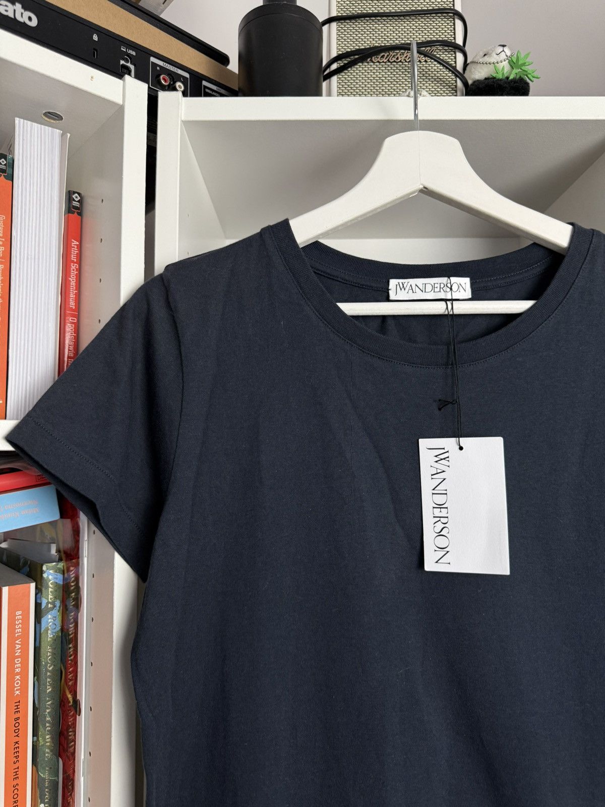 Designer × JW Anderson JW Anderson basic navy t-shirt / tee XS designer luxury rare Size XS / US 0-2 / IT 36-38 - 4 Thumbnail