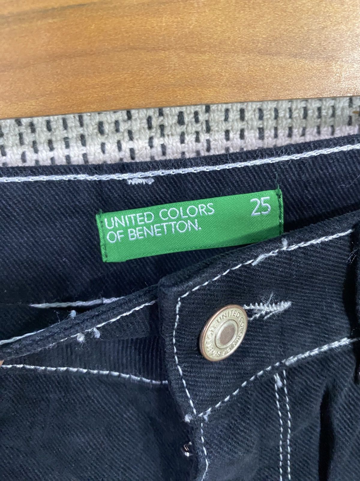 United Colors Of Benetton United colors of benetton wide black pants Size US 26 / EU 42 - 6 Thumbnail