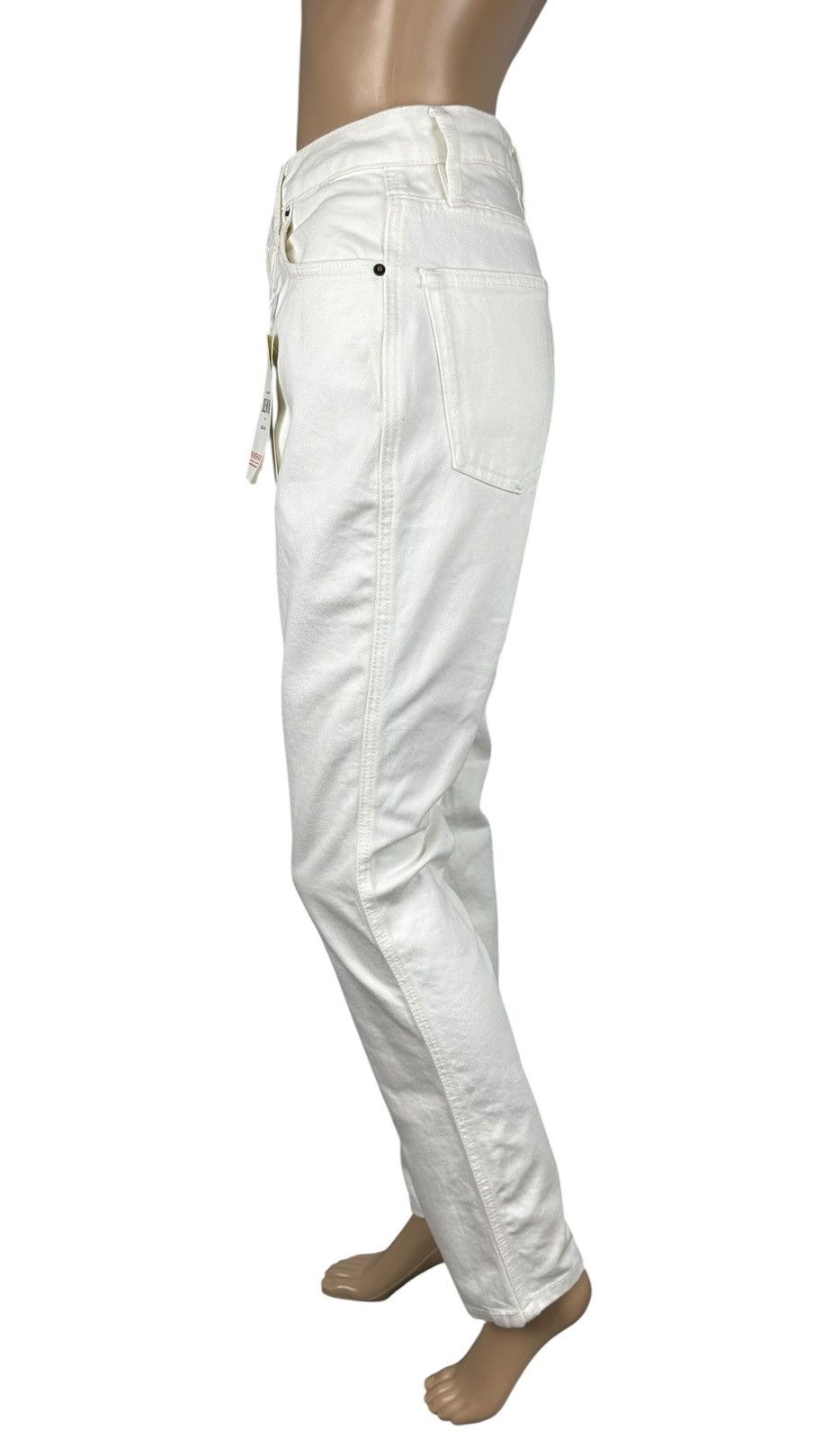 Sezane Sezane Denim Pants High Waisted Slim Jeans size 26 Size 26" / US 2 / IT 38 - 4 Thumbnail