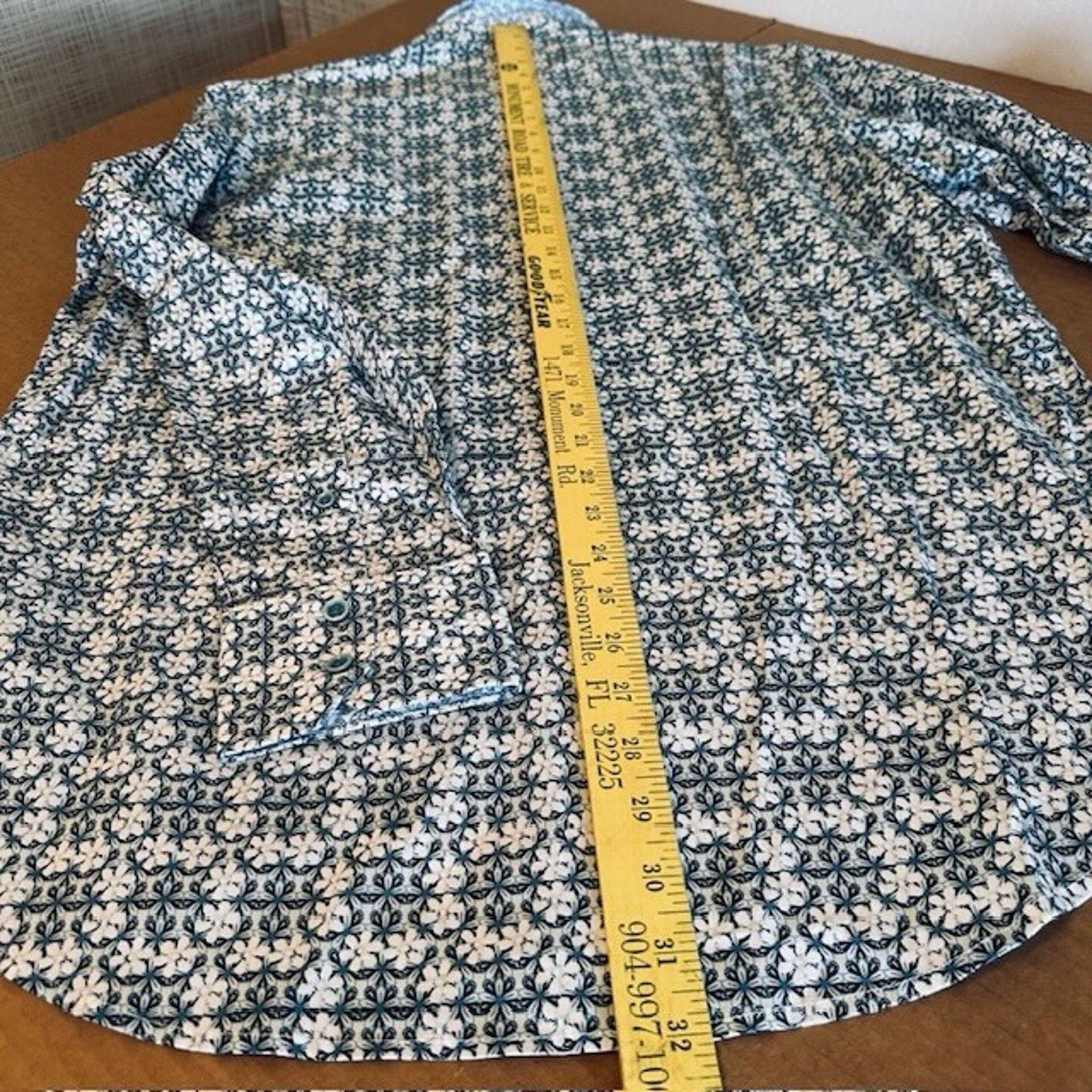 Robert Graham Robert Graham Button Shirt LR Classic Fit Floral Blue/White Size US L / EU 52-54 / 3 - 8 Thumbnail