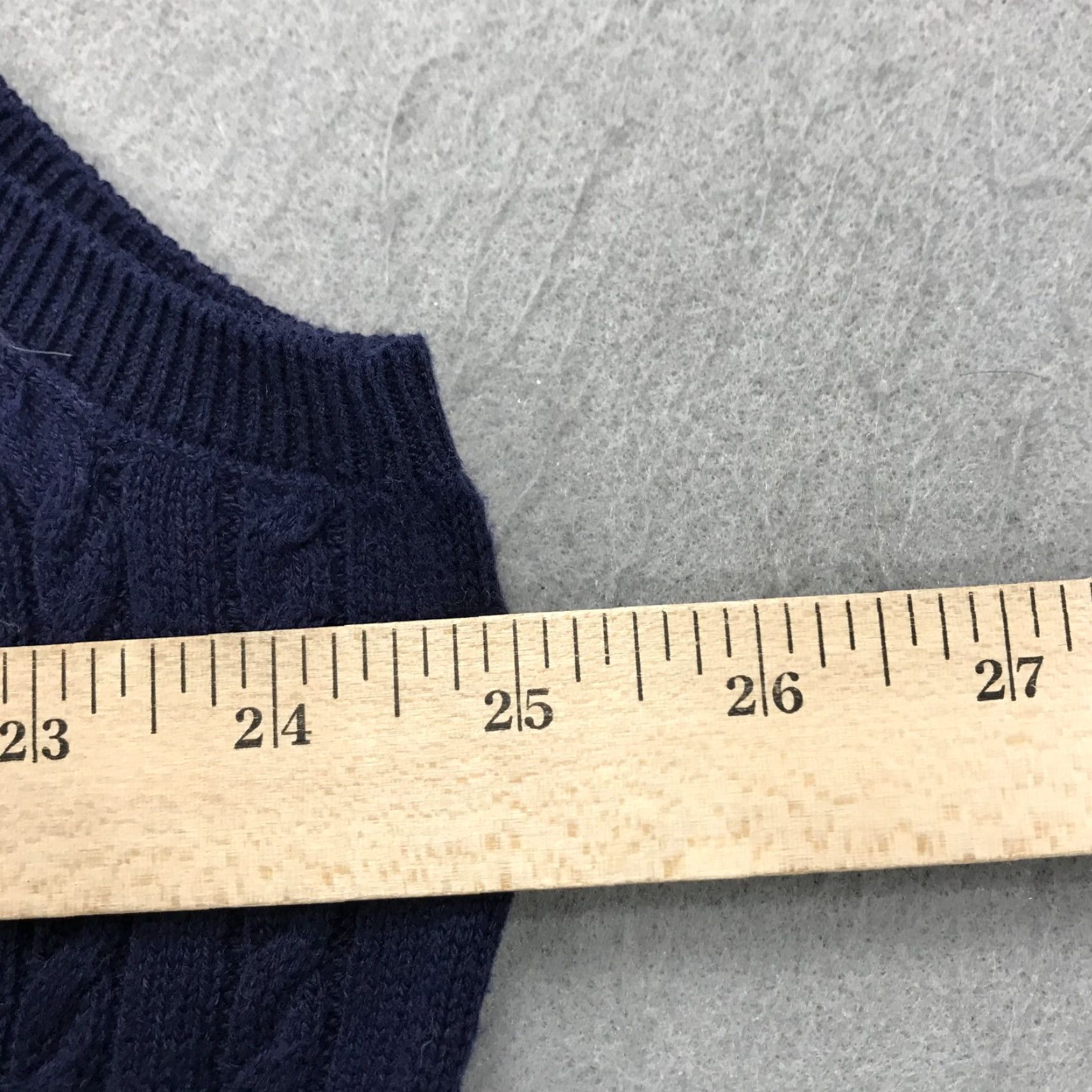 Polo Ralph Lauren Polo Ralph Lauren Sweater Vest Shirt Men XL Blue Cable-Knit Pima Cotton Alpaca Golf 90s Classic Preppy V-Neck Size US XL / EU 56 / 4 - 7 Thumbnail
