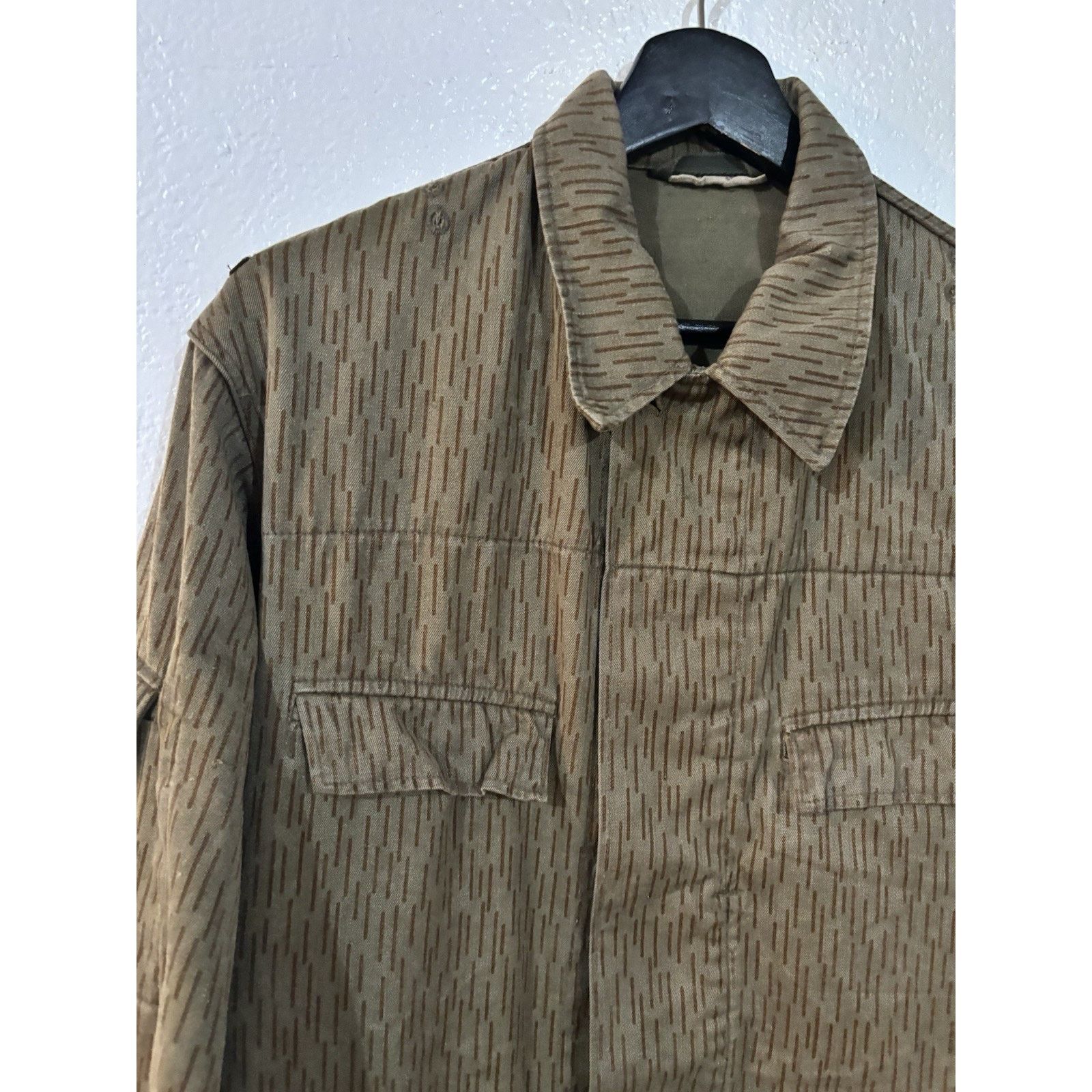 Other East German NVA Rain Camo Jacket Strichtarn SizeG44 Original Size US M / EU 48-50 / 2 - 2 Thumbnail
