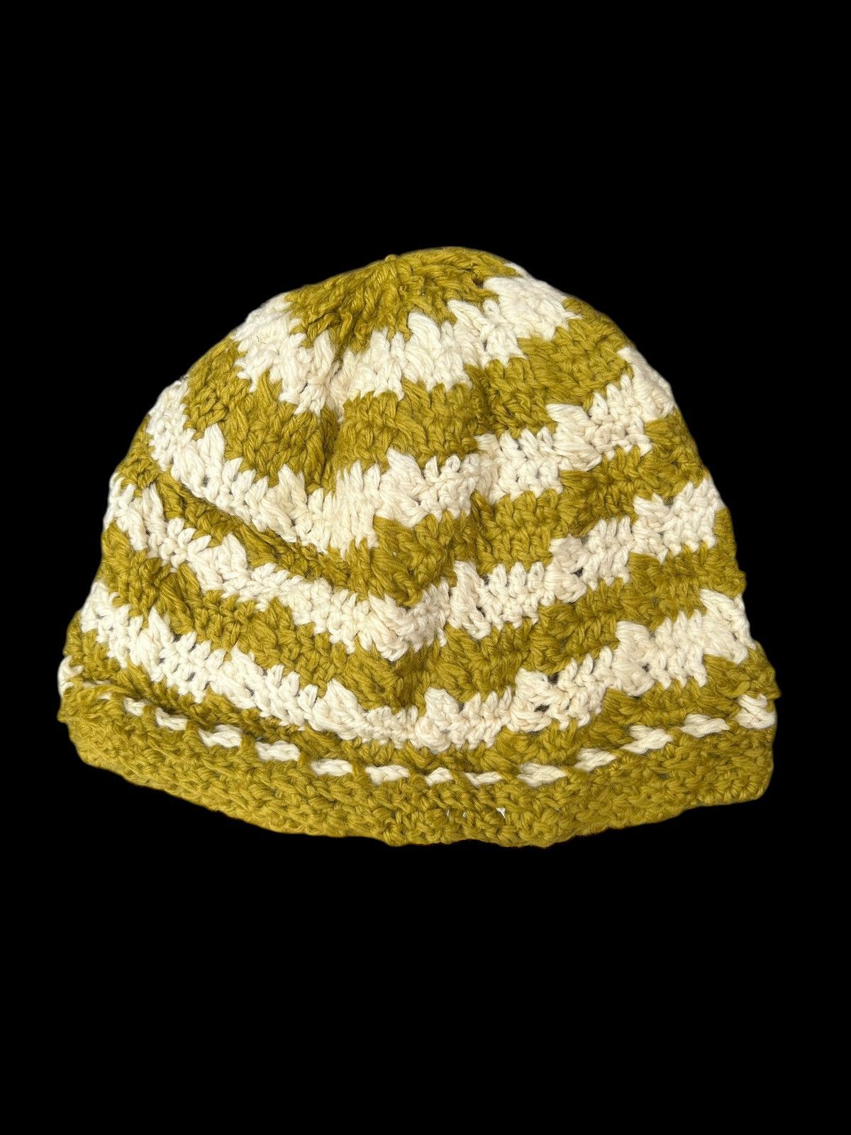Japanese Brand × Kapital × Vintage Crochet Knitted Handmade Beanie Hats ☠️☠️ Size ONE SIZE - 6 Thumbnail
