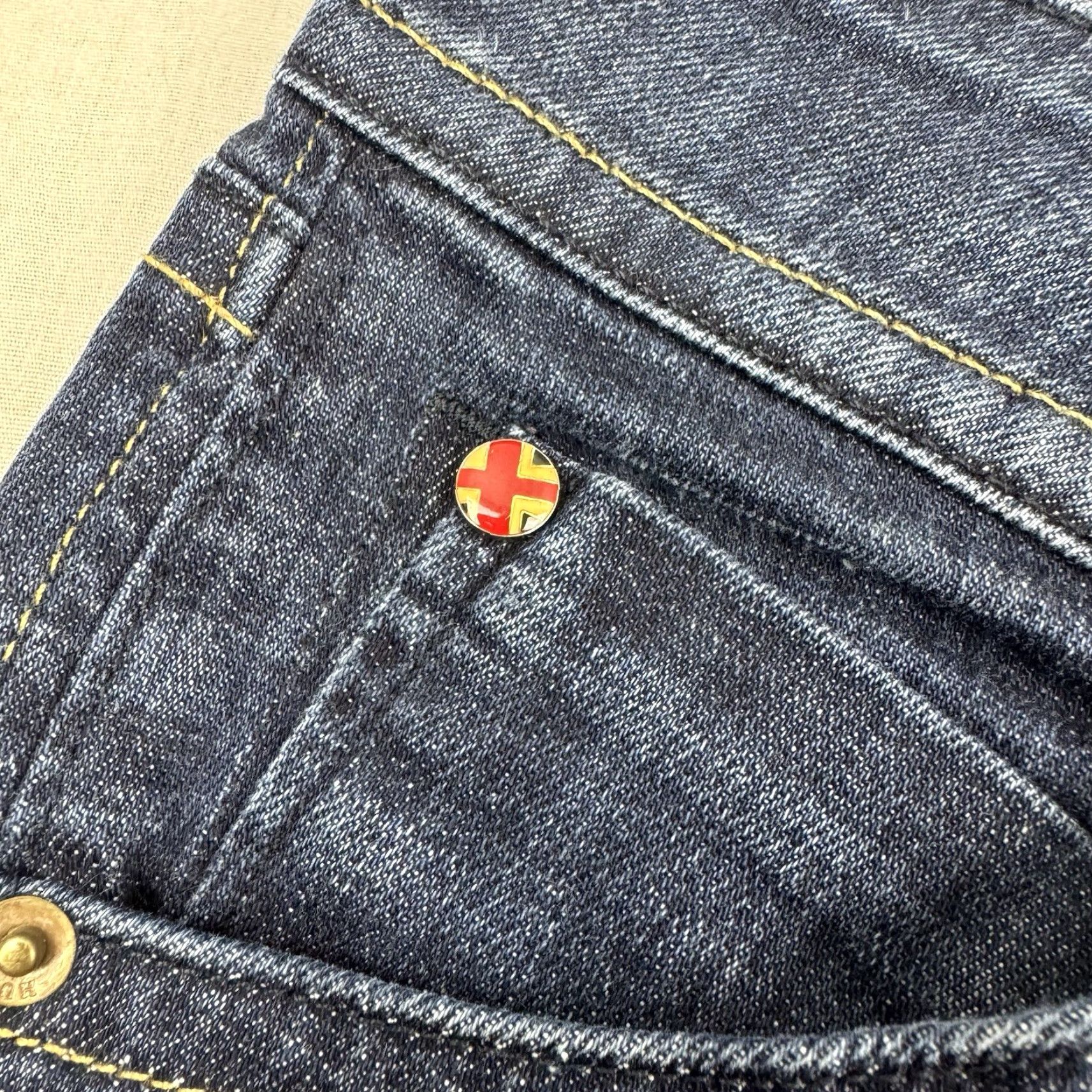Hudson VINTAGE Hudson Bootcut Jeans Womens 28 Blue Hipster Low Waist 2000s Punk Los Angeles Size 28" / US 6 / IT 42 - 4 Thumbnail
