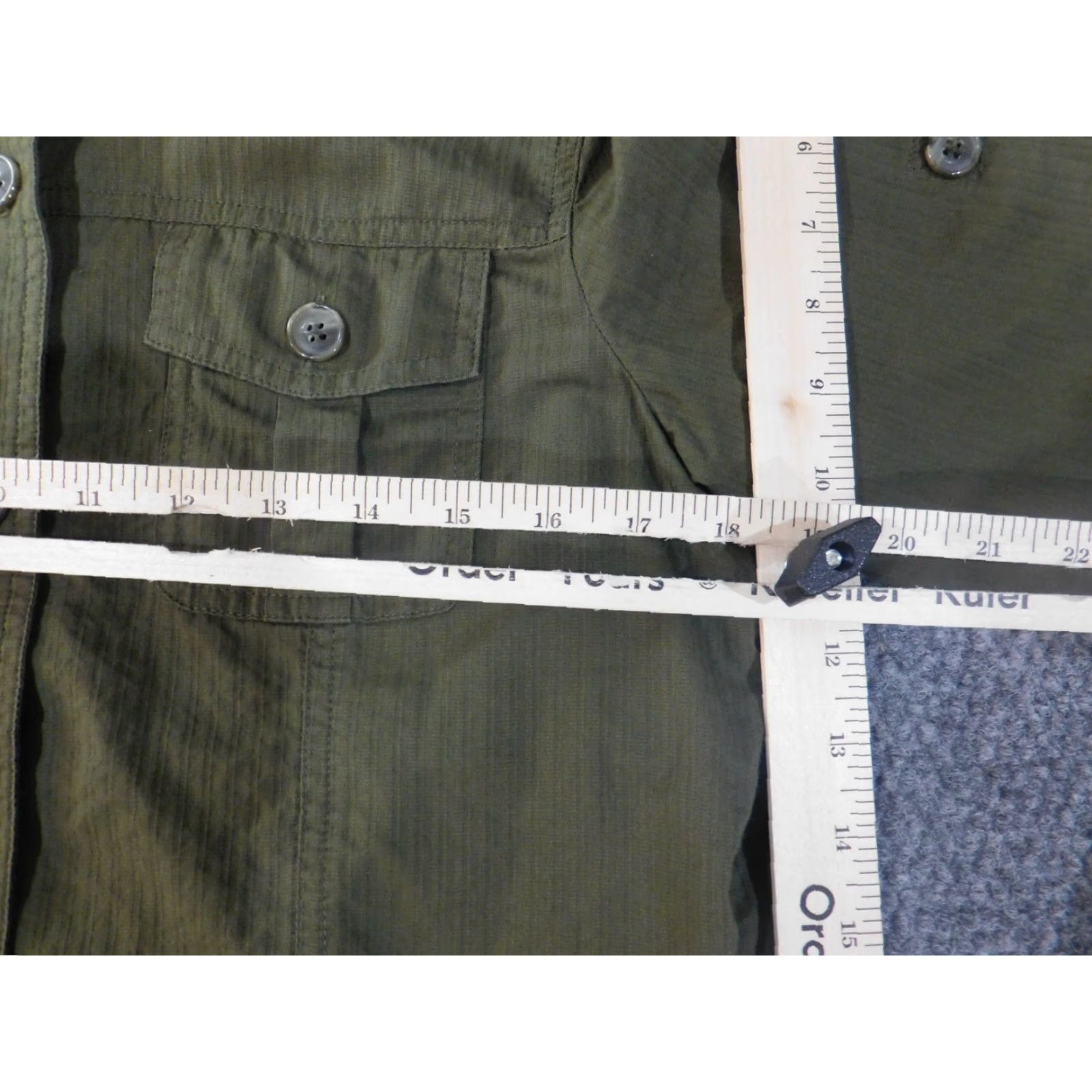 Jones New York Jones New York Jacket Women's S Green Lightweight Cotton Knit Zip Pocket Utility Casual Sports Modern Basic Jacket Size S / US 4 / IT 40 - 5 Thumbnail