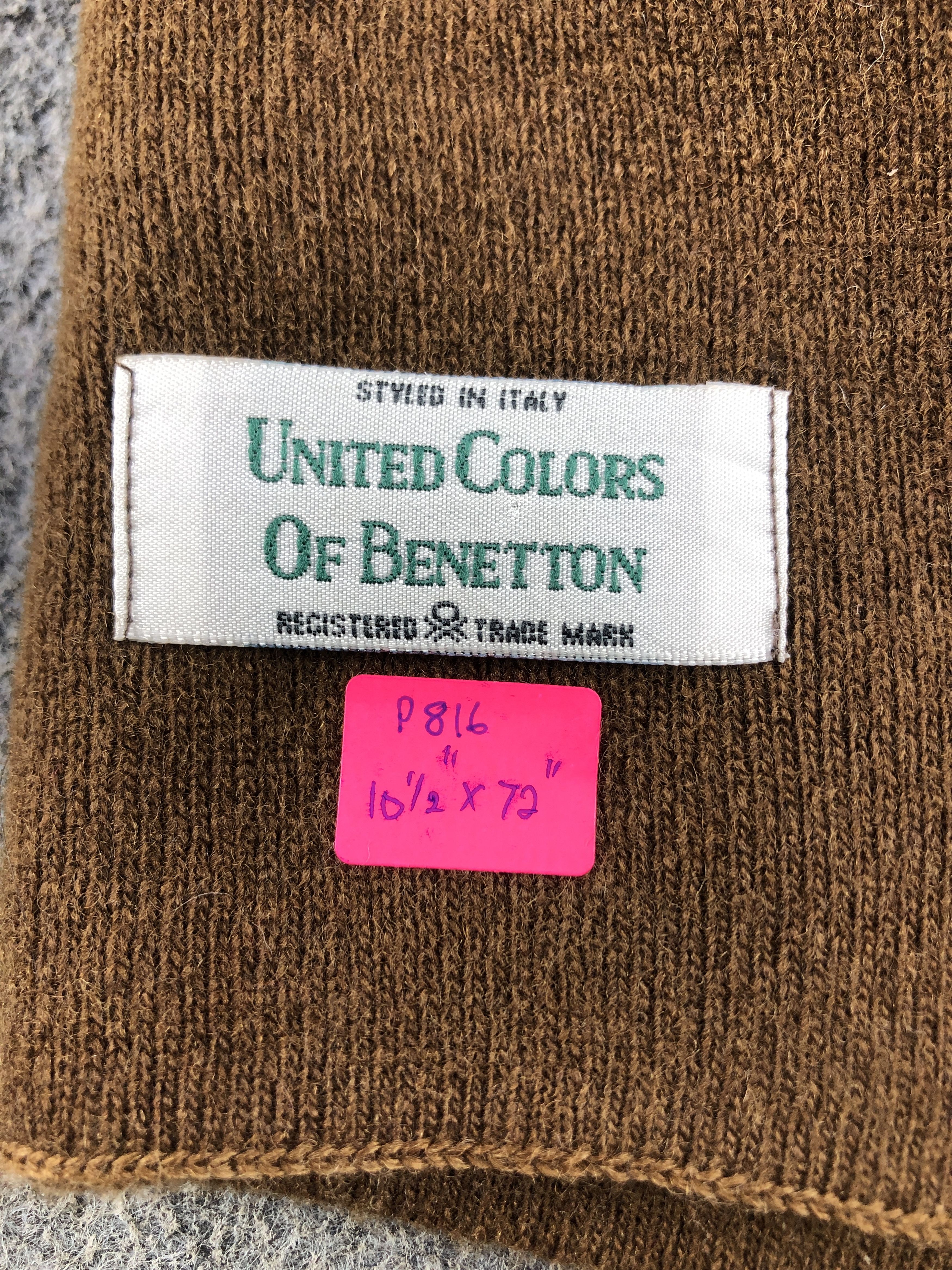 United Colors Of Benetton United Colors Of Benetton Scarf / Muffler / Neckwear P816 Size ONE SIZE - 7 Thumbnail