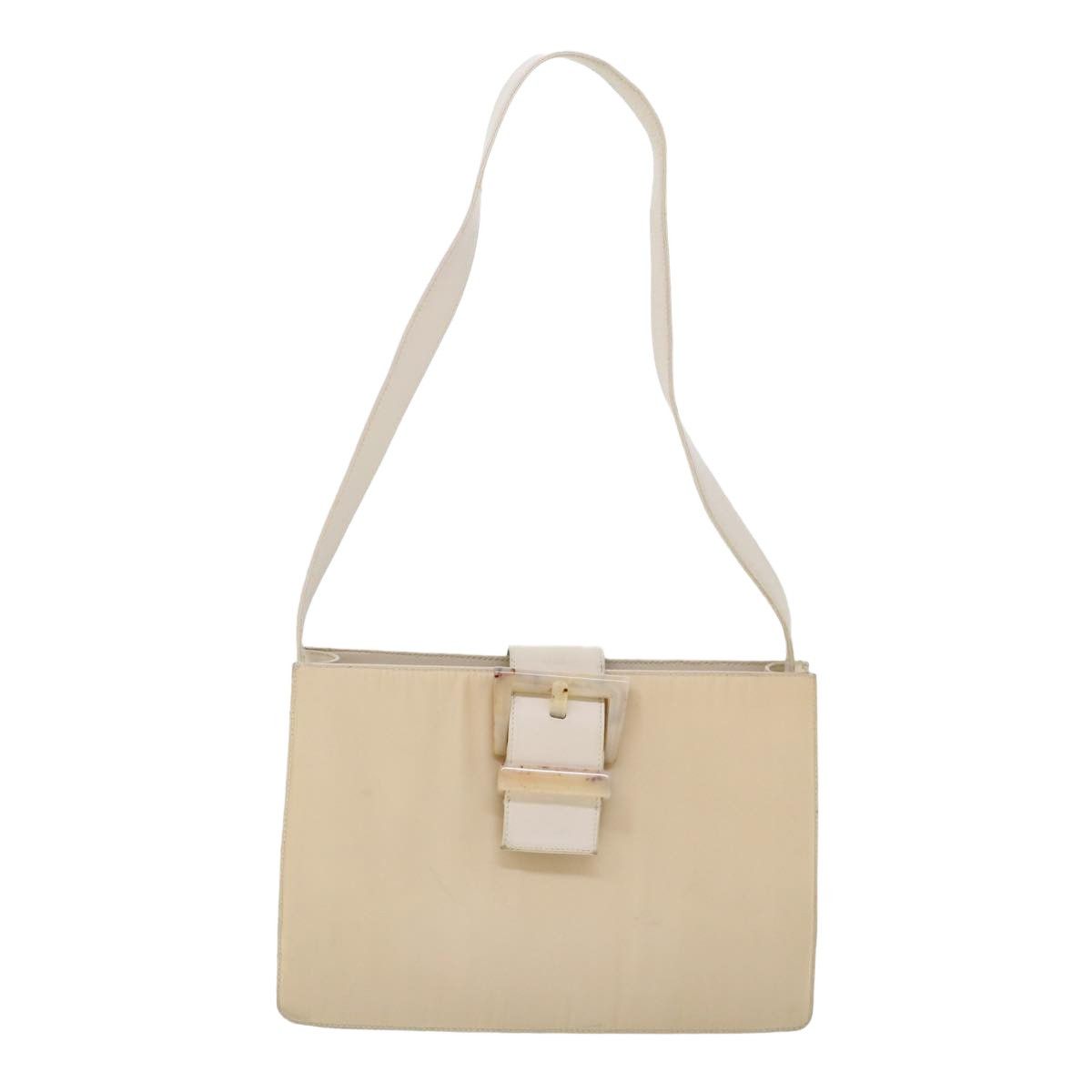 Prada Beige Synthetic Shoulder Bag (Pre-Owned) Size ONE SIZE - 1 Thumbnail
