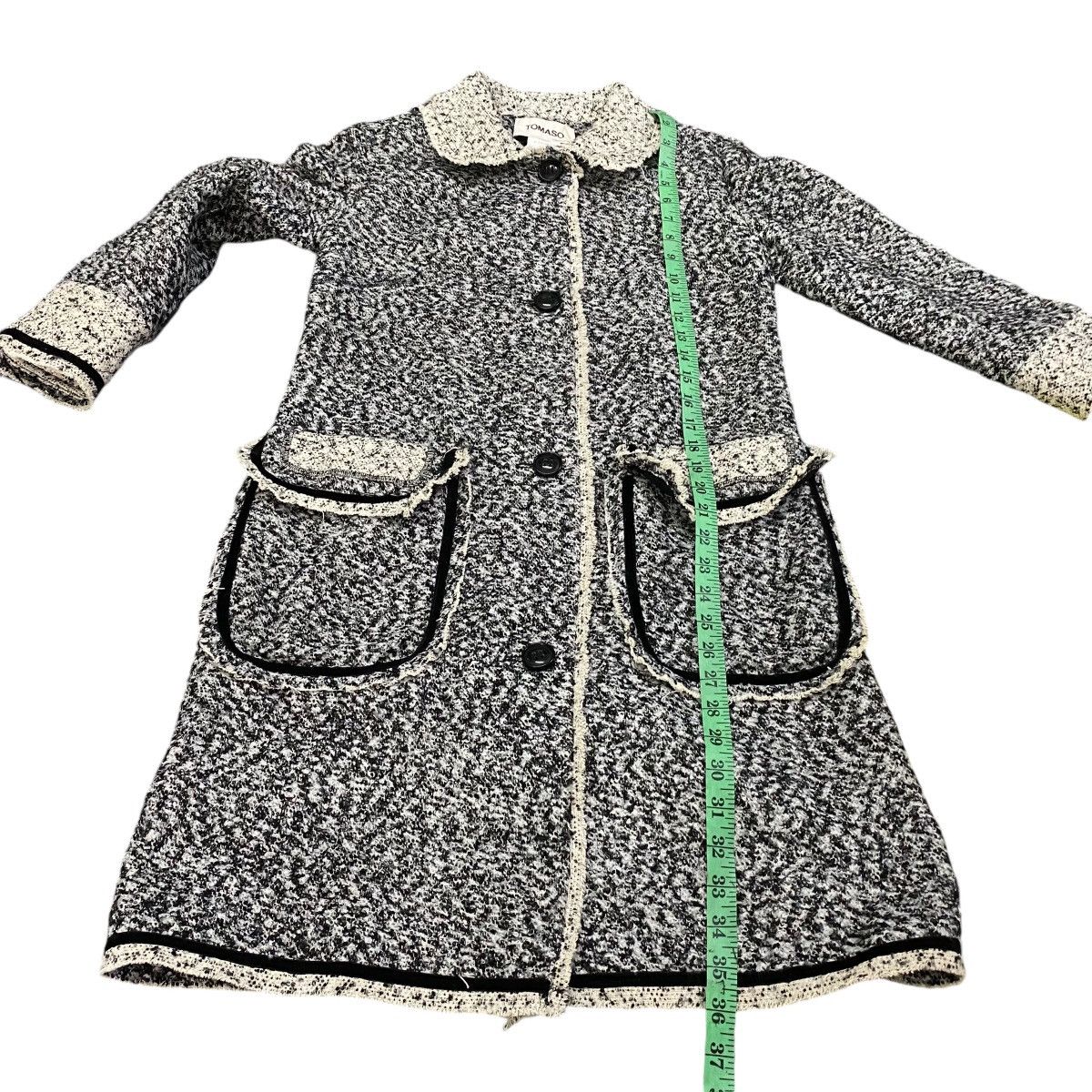 Vintage Vintage Tomaso Stefanelli Long Jacket Size 40 Grey Colour Size S / US 4 / IT 40 - 14 Thumbnail