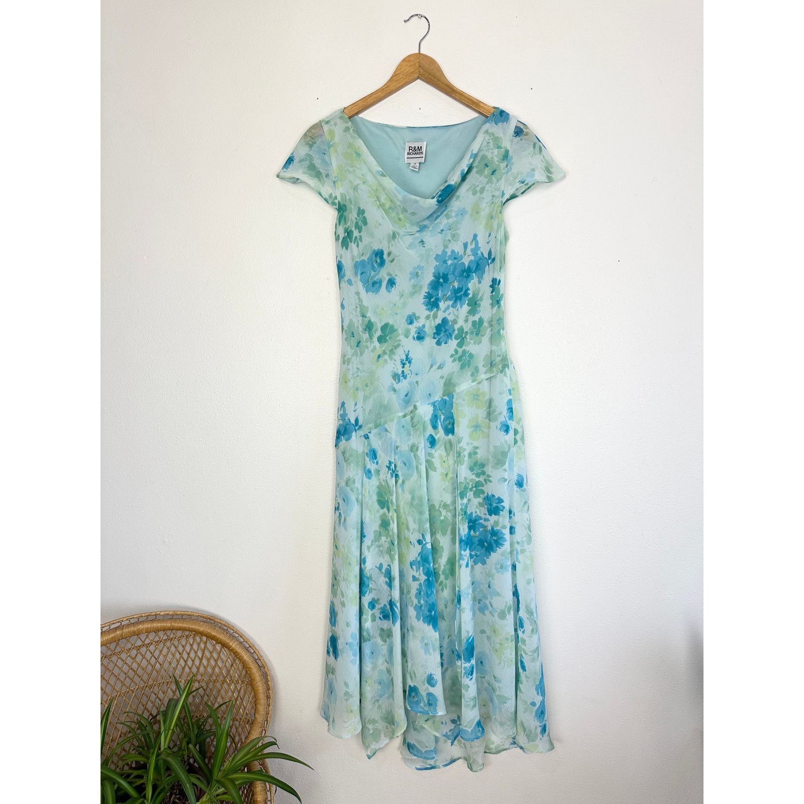 Other Y2K Asymmetrical Fairycore Midi Dress size 10 Size L / US 10 / IT 46 - 2 Thumbnail