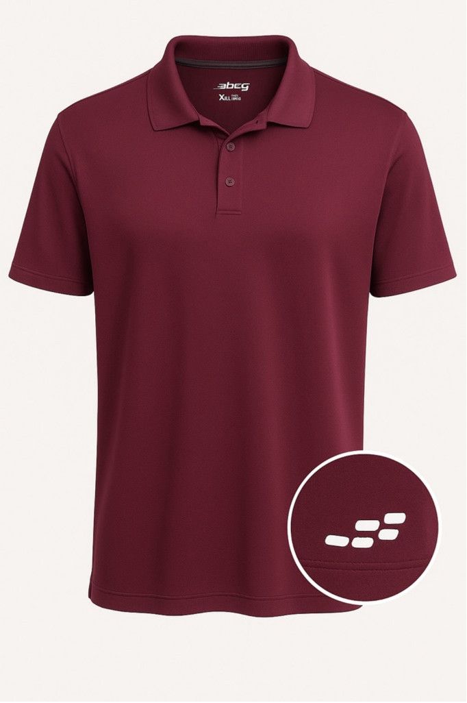 BCBGeneration BCG Performance Polo Shirt XL Maroon Quick-Dry Athletic Fit Size US XL / EU 56 / 4 - 2 Thumbnail