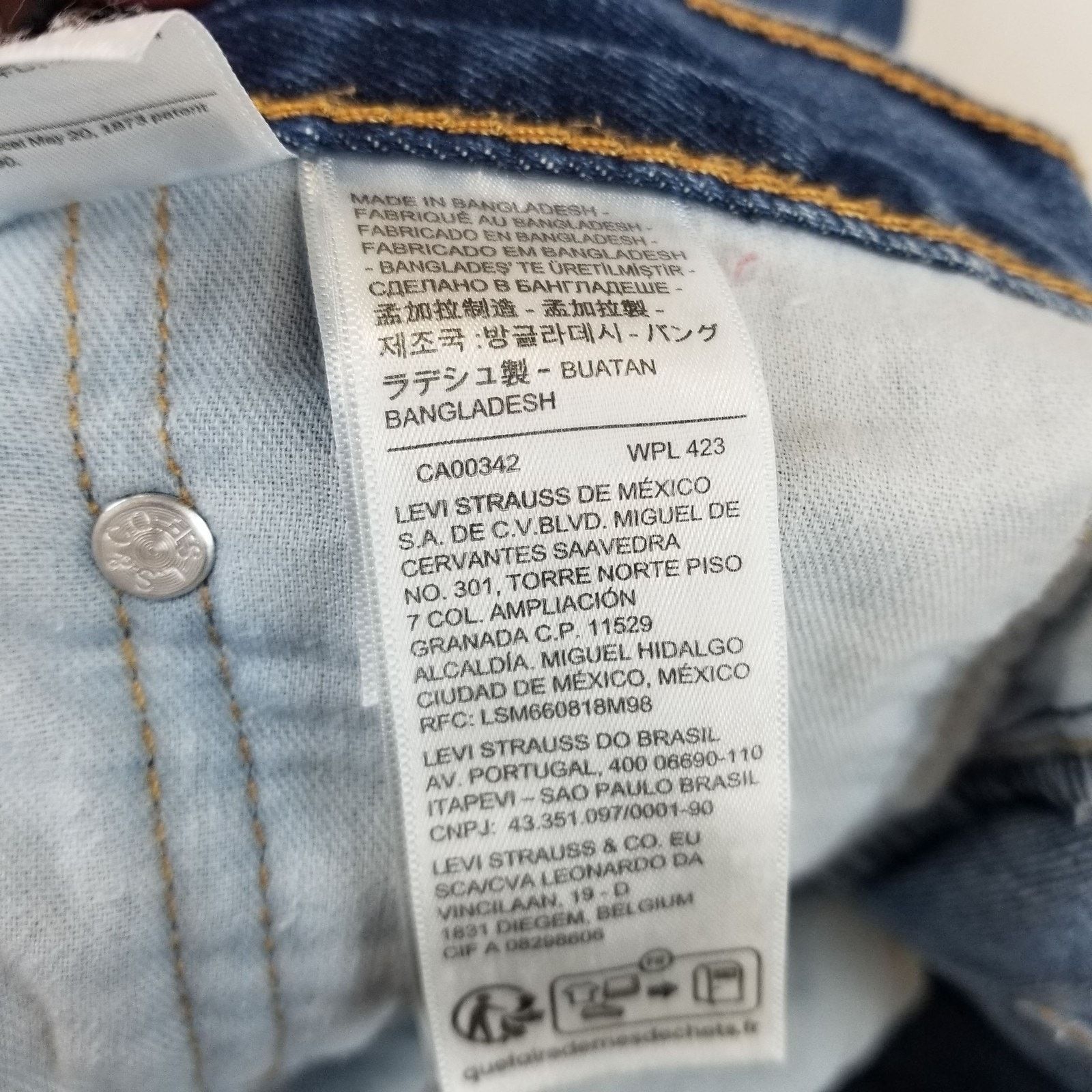 Levi's Levis 550 Jeans Mens 38x30 Relaxed Fit Tapered Leg Baggy Size US 38 / EU 54 - 7 Thumbnail