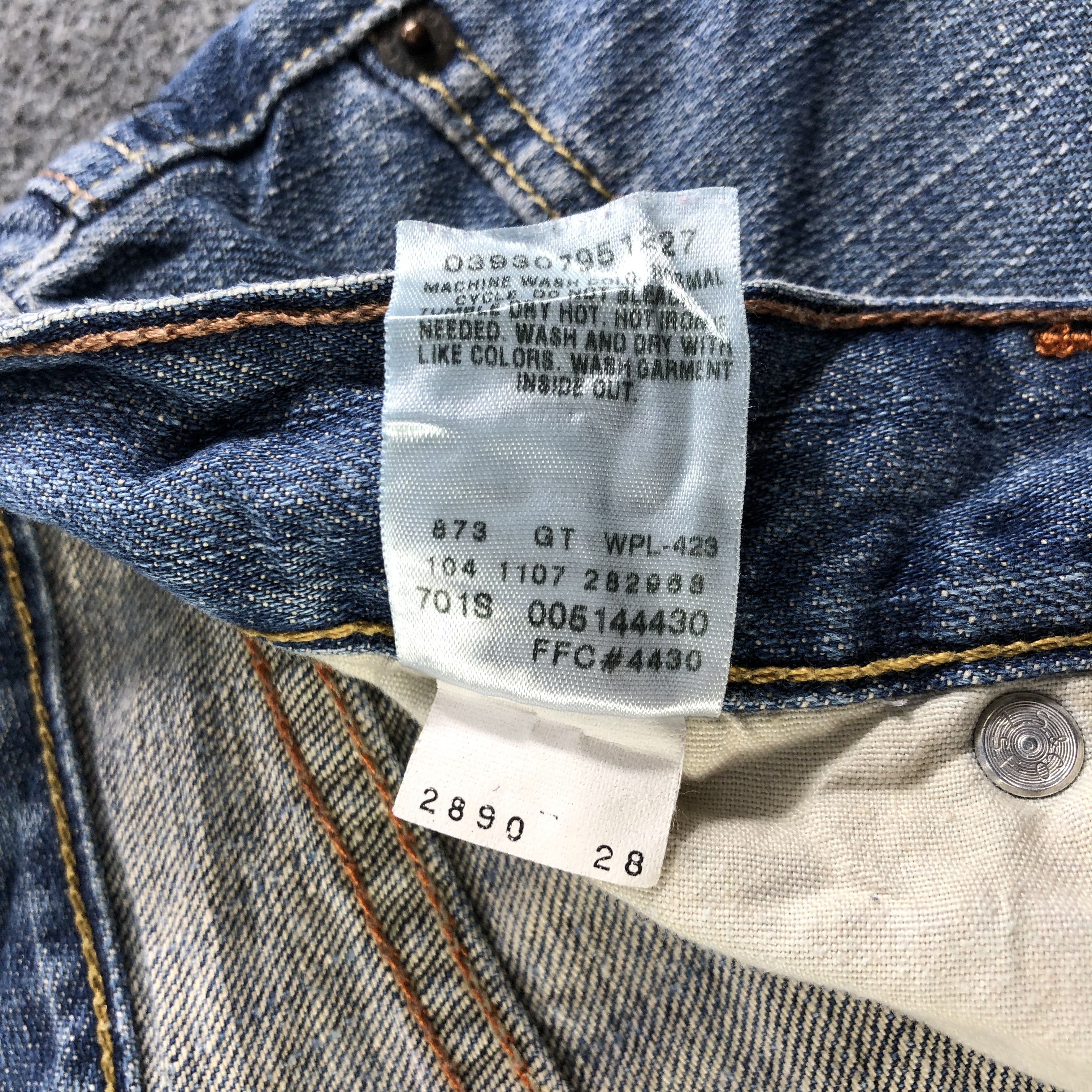 Levi's Vintage Blue Wash Levis 514 Jeans-J3007 Size US 36 / EU 52 - 10 Thumbnail
