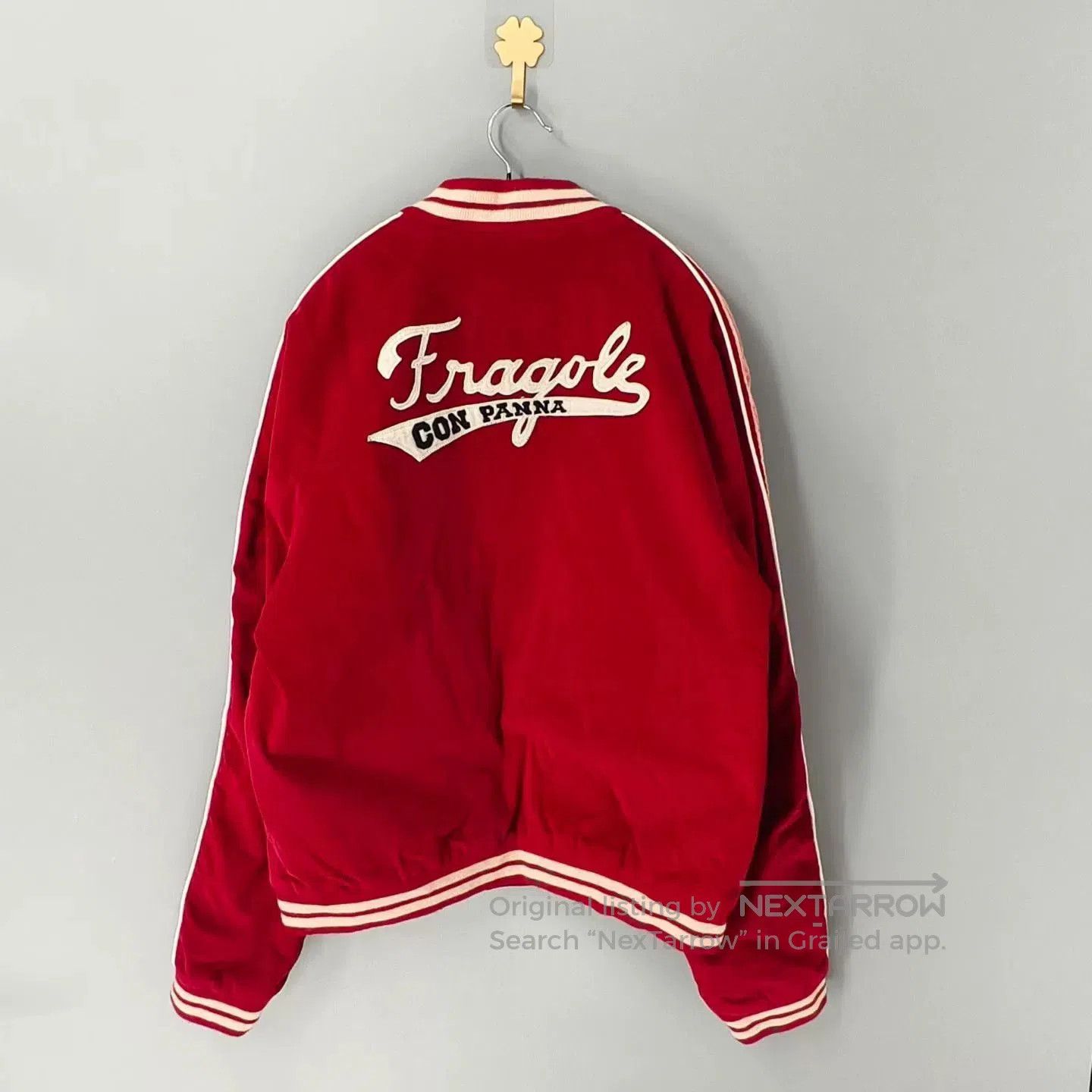 Gucci gucci red embroidered cat velvet bomber jacket. Size US L / EU 52-54 / 3 - 2 Thumbnail