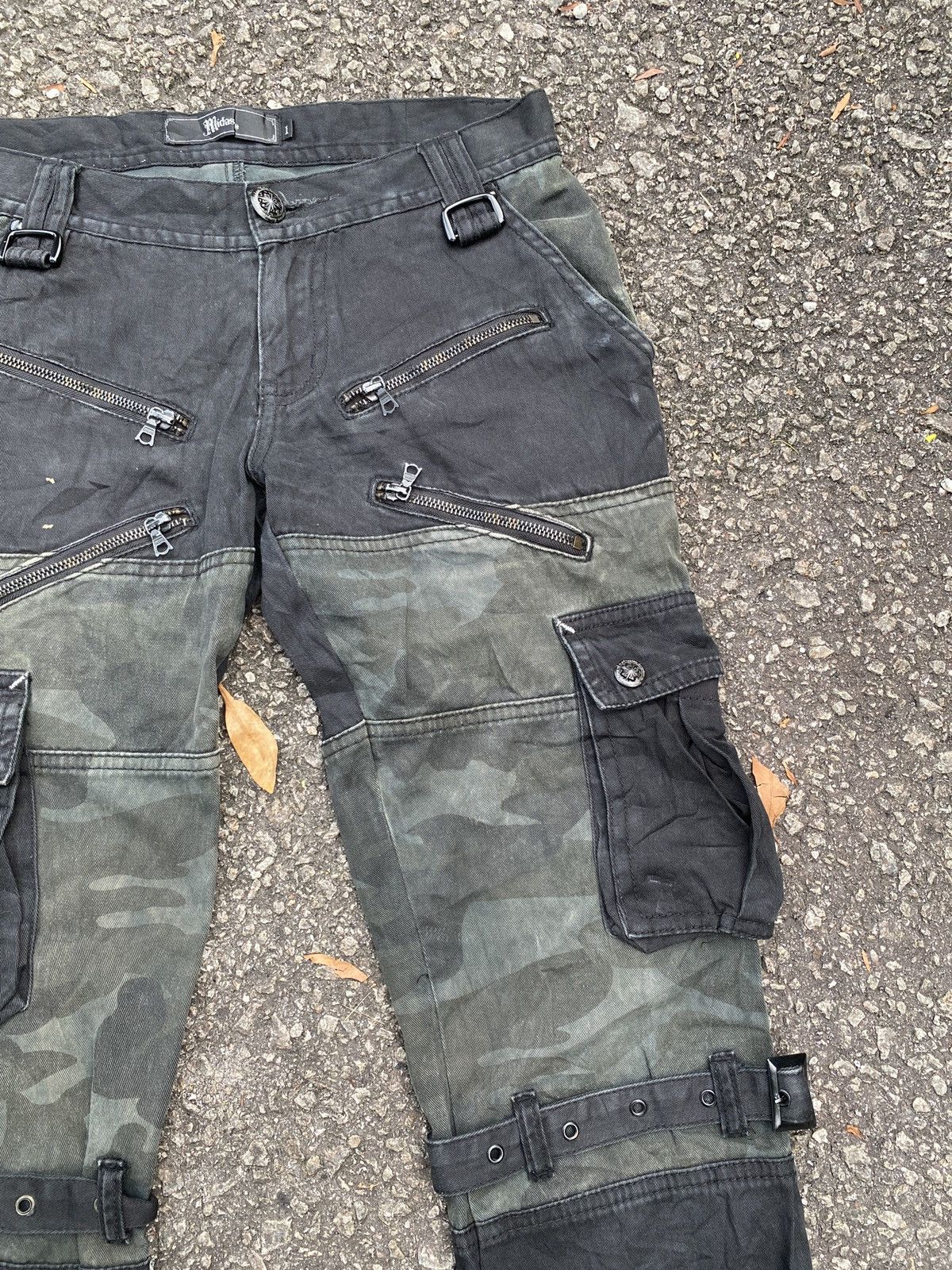 Japanese Brand Midas Japan Bondage Cargo Flare Pant Size US 29 - 11 Thumbnail
