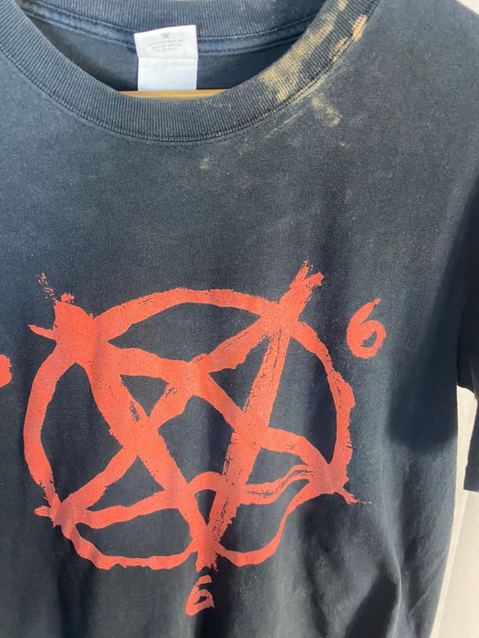 Anvil × Vintage Vintage 666 distressed printed tshirt by anvil Size US M / EU 48-50 / 2 - 3 Thumbnail