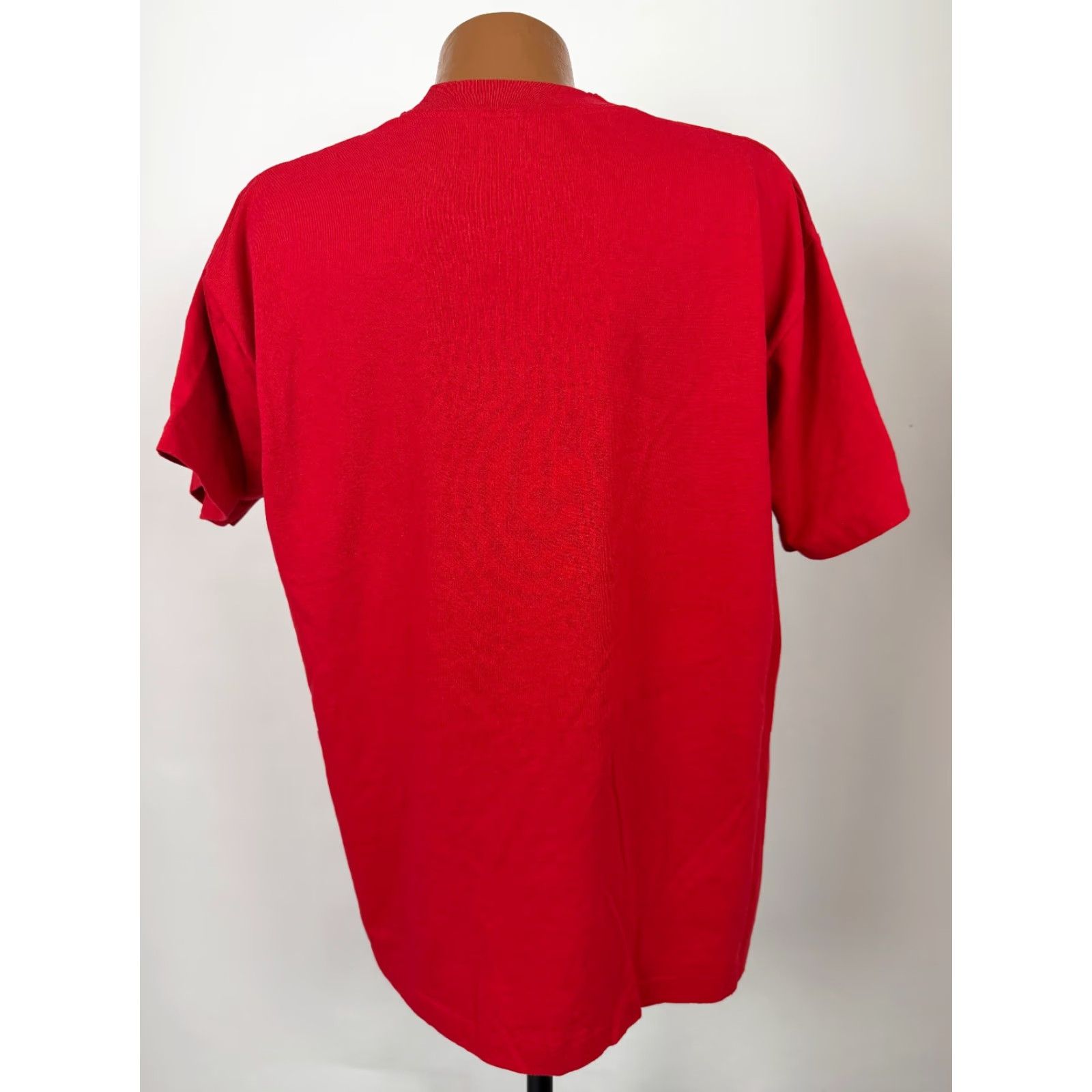 Fruit Of The Loom VINTAGE Wright Brothers Shirt XL Men Red 90s T-Shirt Cotton Polyester Wilbur Flight Airplane Made in USA 1990s 90s Transportation Hipster Outdoor Size US XL / EU 56 / 4 - 6 Thumbnail