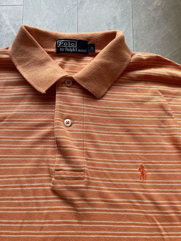 Polo Ralph Lauren Polo Ralph Lauren Size M Small Pony Rugby Shirt Orange Size US M / EU 48-50 / 2 - 7 Thumbnail