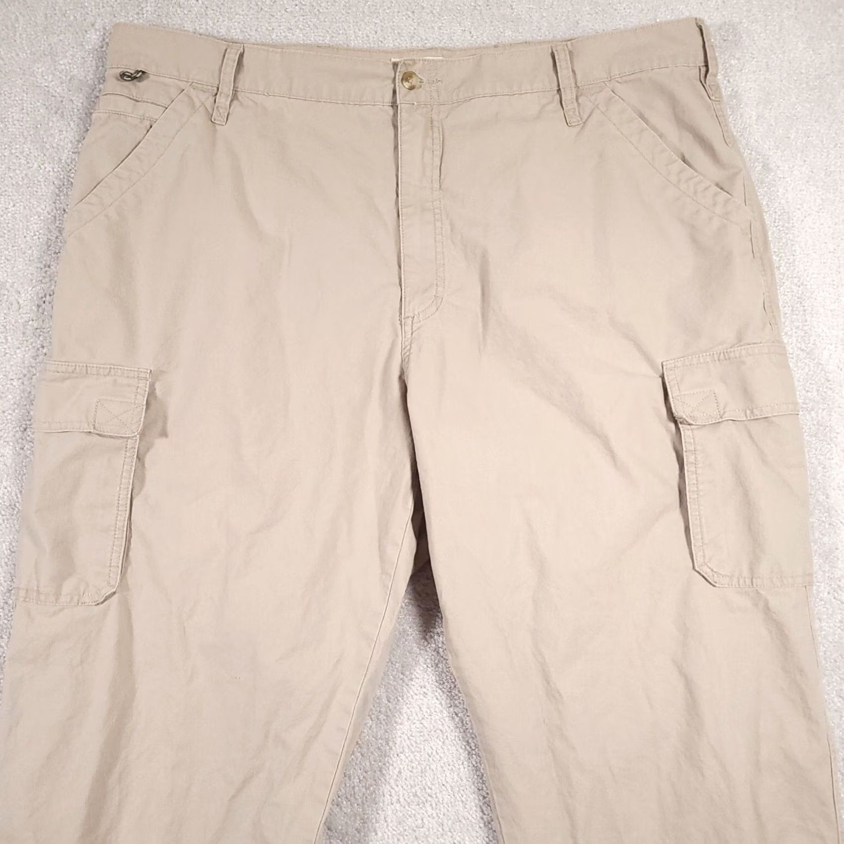 Vintage Cabela's Cargo Pants Mens 42X30 Khaki Utility Hiking Outdoors Workwear Grunge Size US 42 / EU 58 - 3 Thumbnail