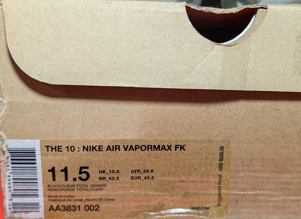 Nike × Off-White Size 11.5 - Nike Off-White x Air VaporMax Part 2 Size US 11.5 / EU 44-45 - 8 Thumbnail