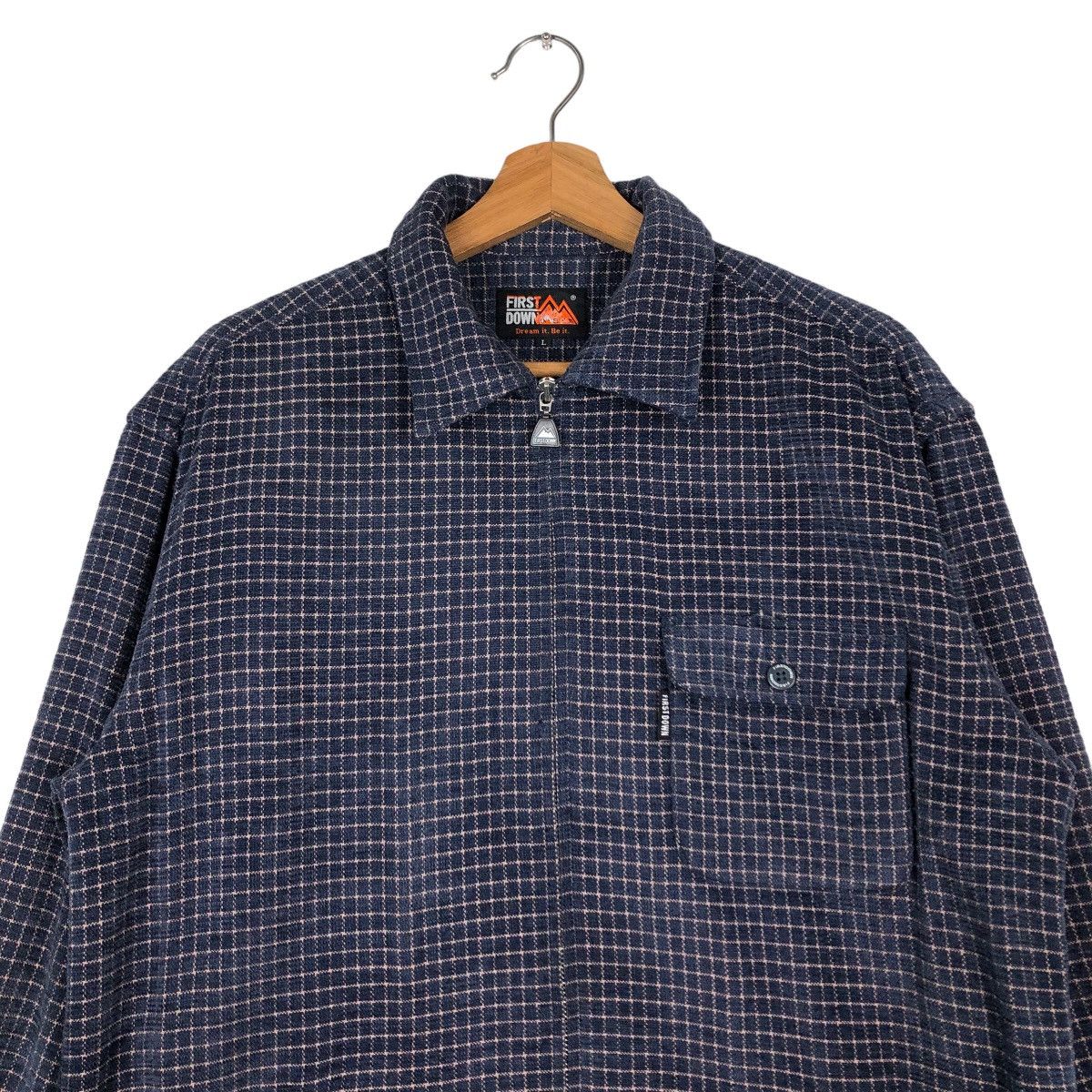 Japanese Brand 🔥Vintage Chore Jacket Airwalk Tartan Design Issey Miyake Size US L / EU 52-54 / 3 - 3 Thumbnail